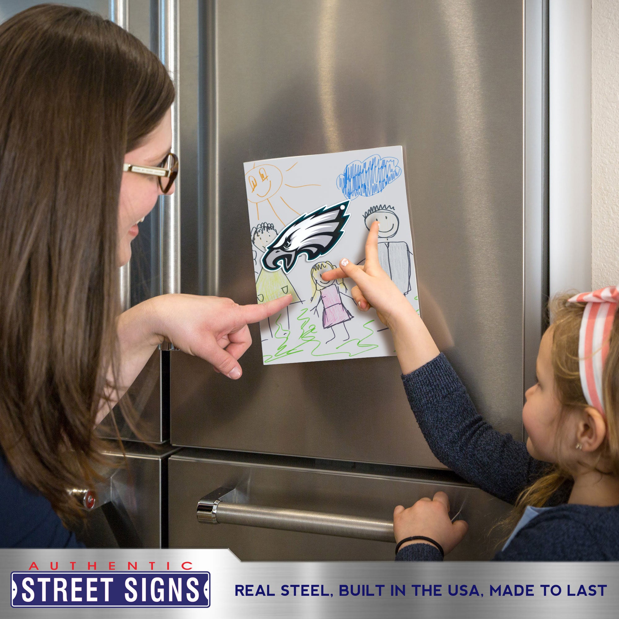 Philadelphia Eagles Steel Super Magnet