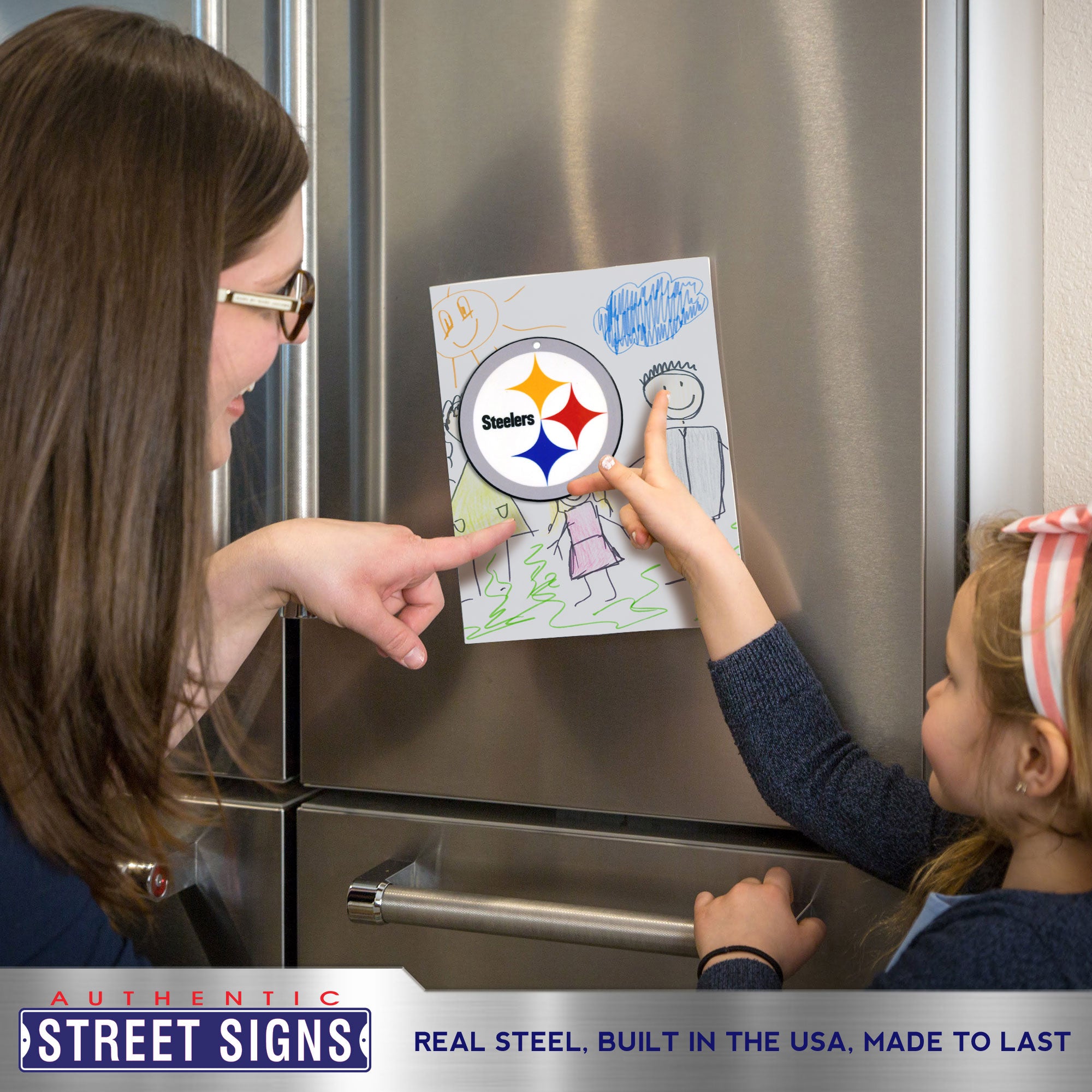Pittsburgh Steelers Steel Super Magnet