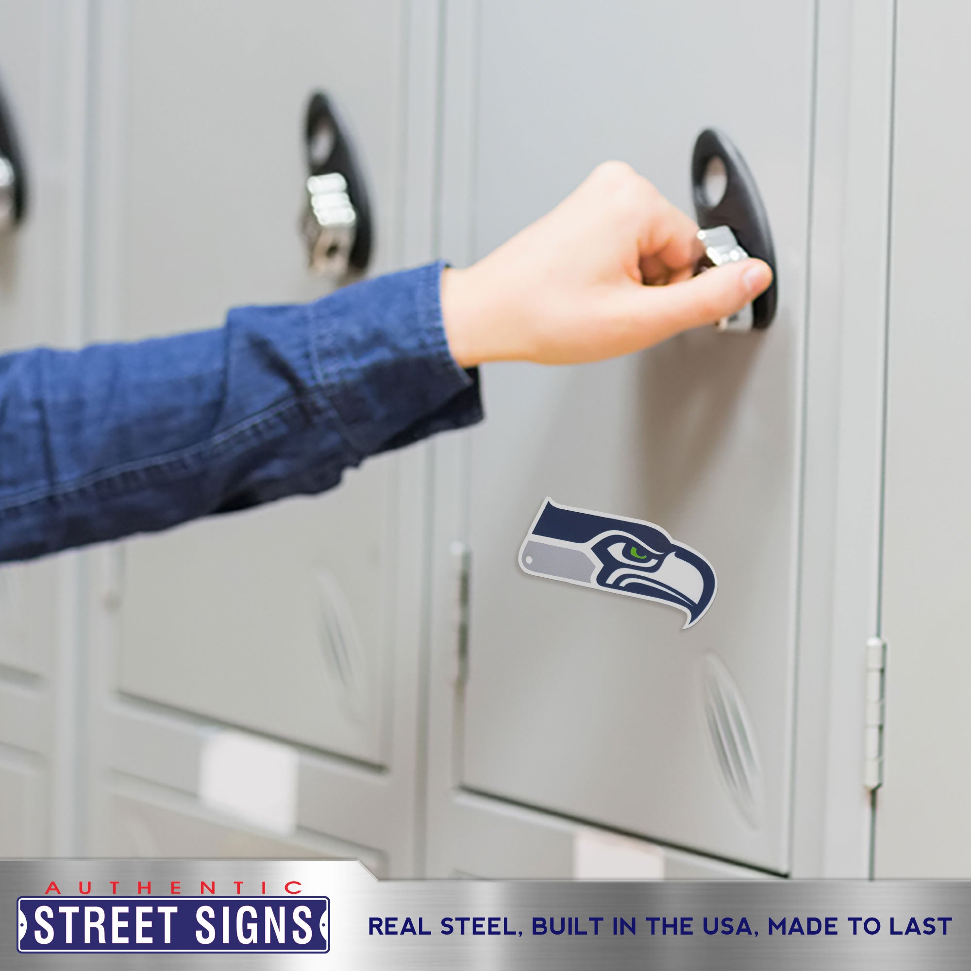 Seattle Seahawks Steel Super Magnet