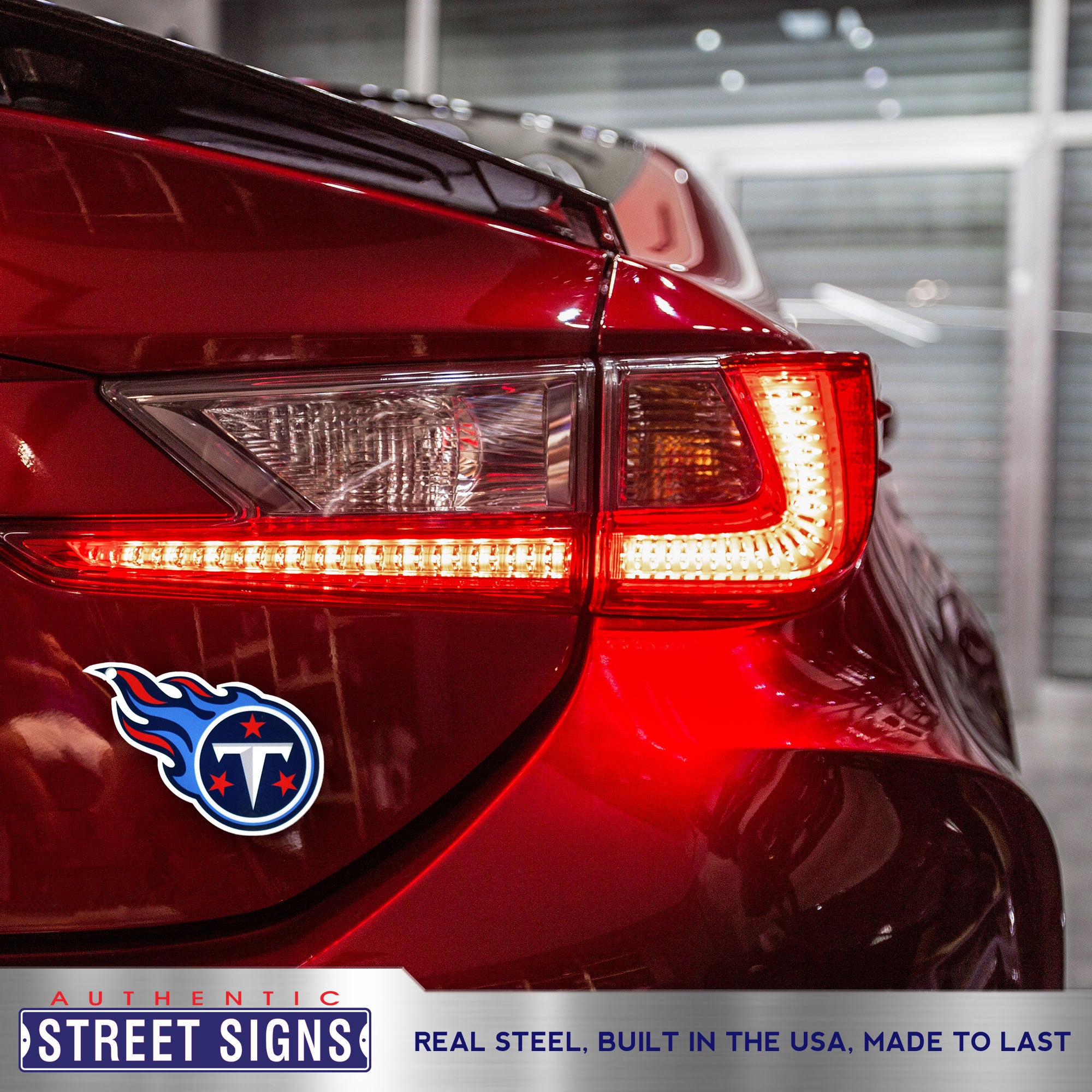 Tennessee Titans Steel Super Magnet