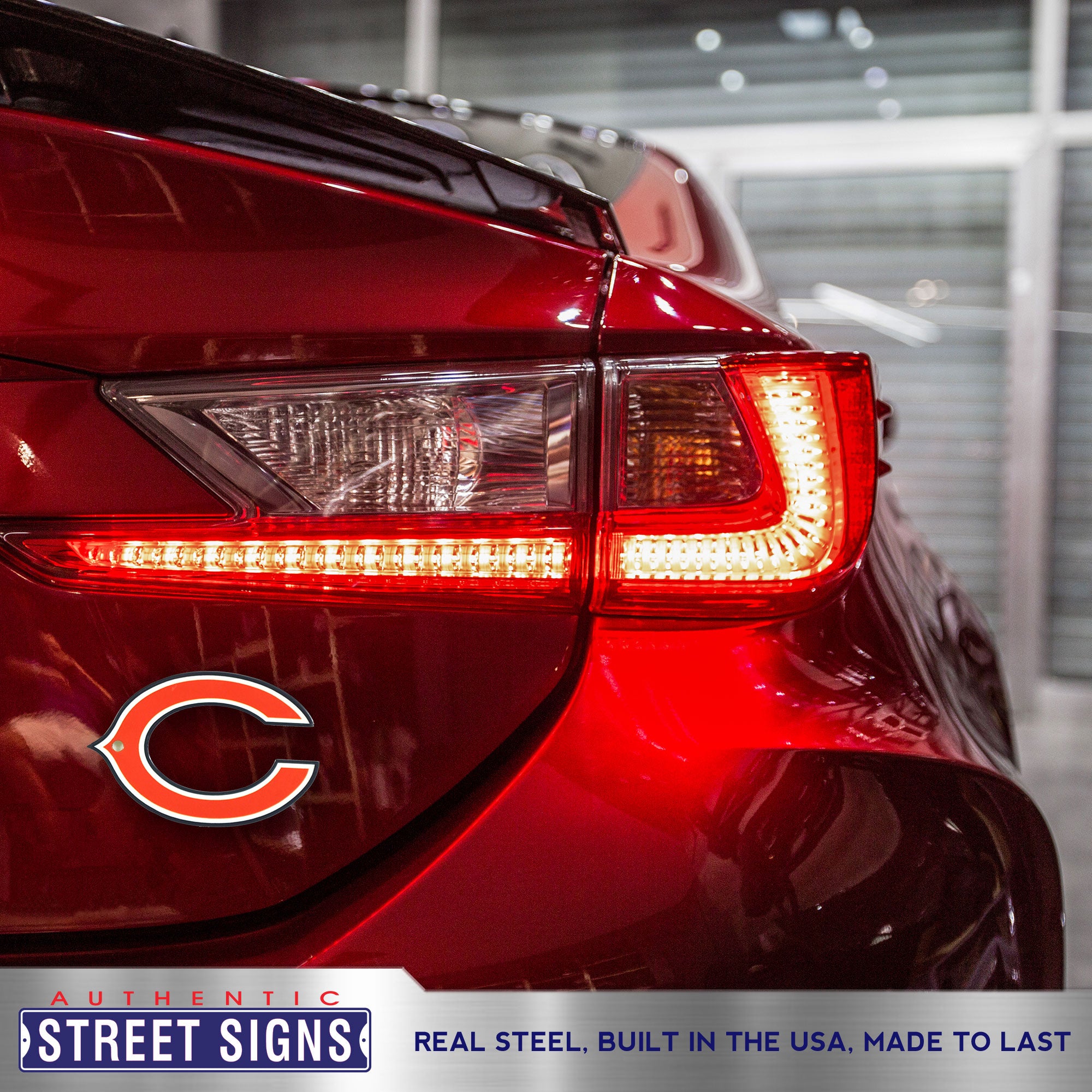 Chicago Bears Steel Super Magnet