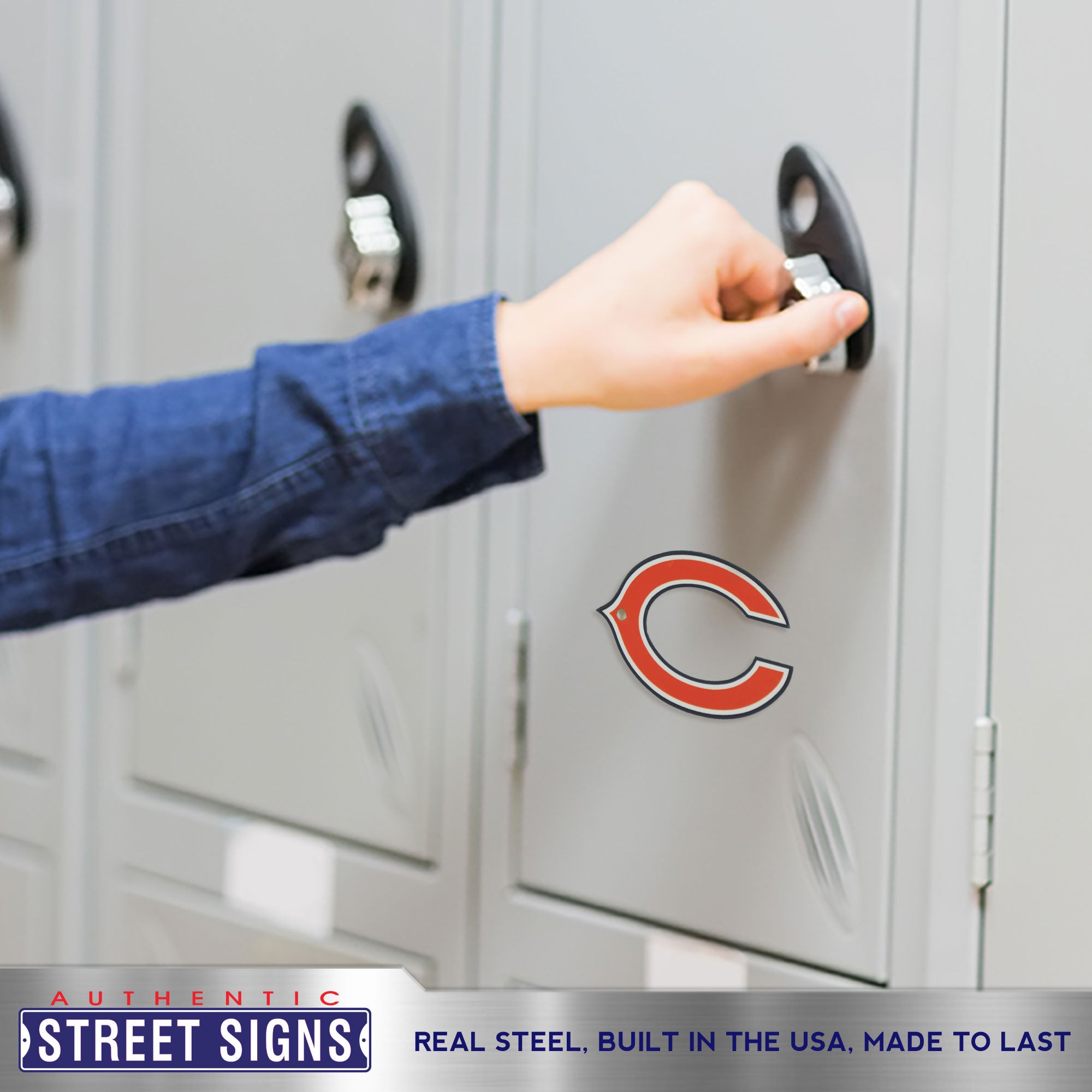 Chicago Bears Steel Super Magnet