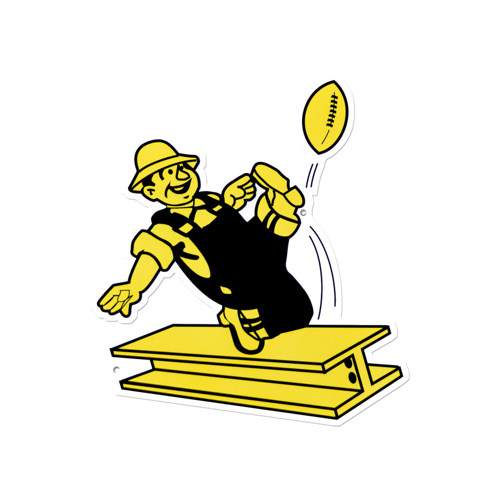 Pittsburgh Steelers - Vintage Logo Steel Super Magnet