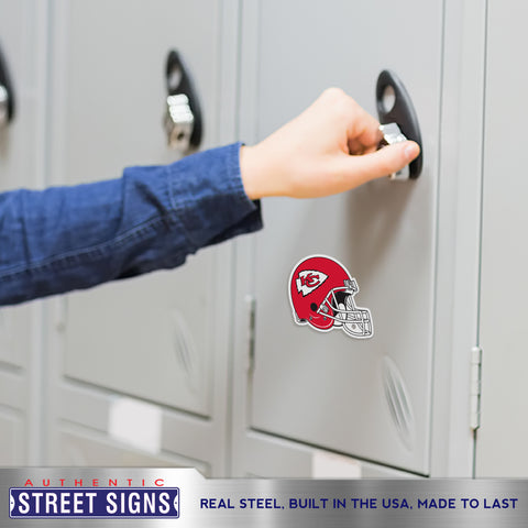Kansas City Chiefs - Helmet Steel Super Magnet