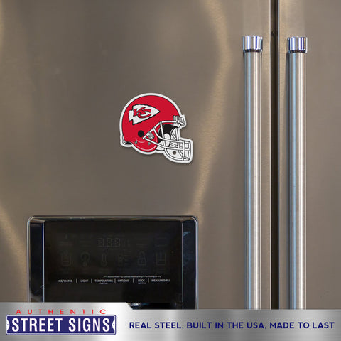 Kansas City Chiefs - Helmet Steel Super Magnet