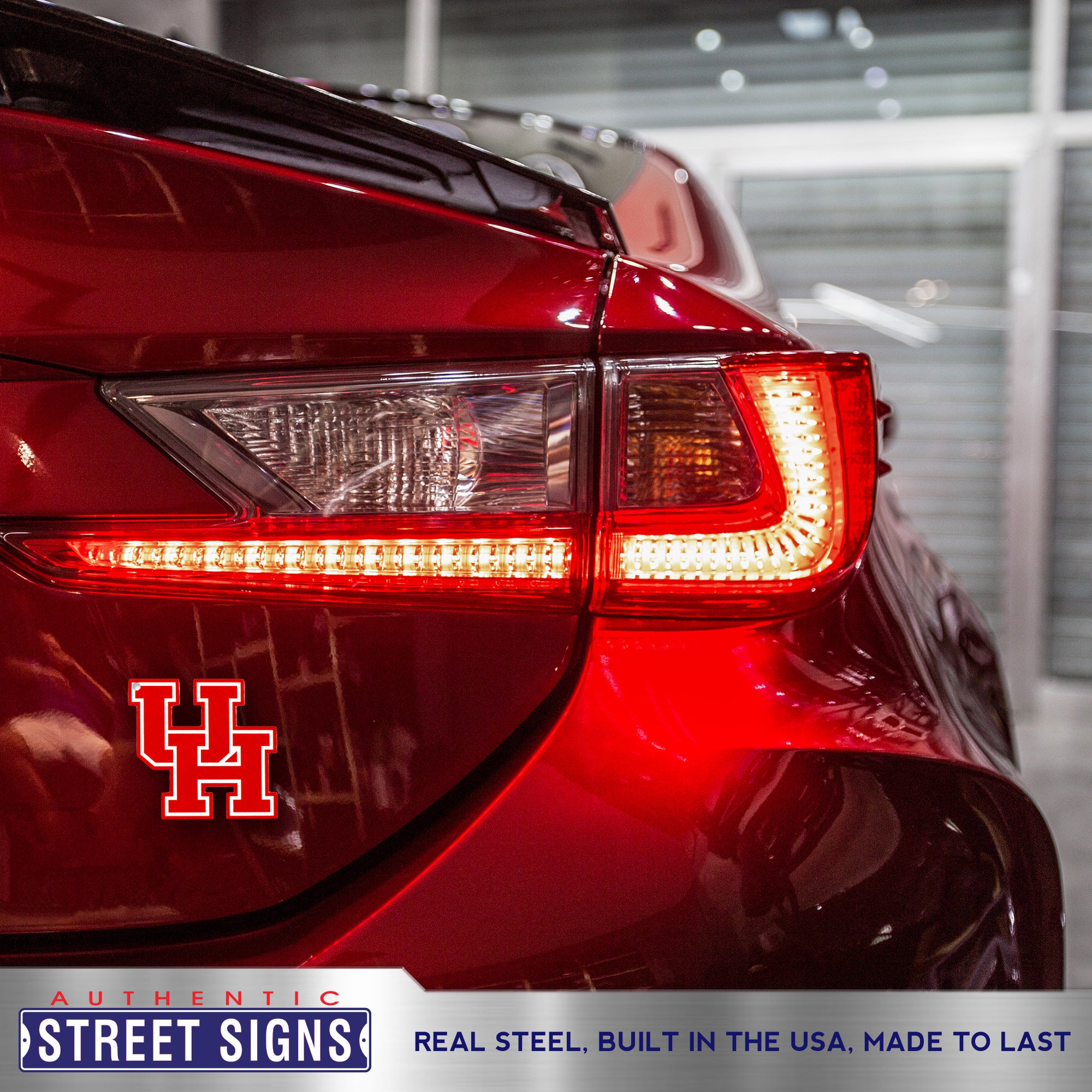 Houston Cougars Steel Super Magnet