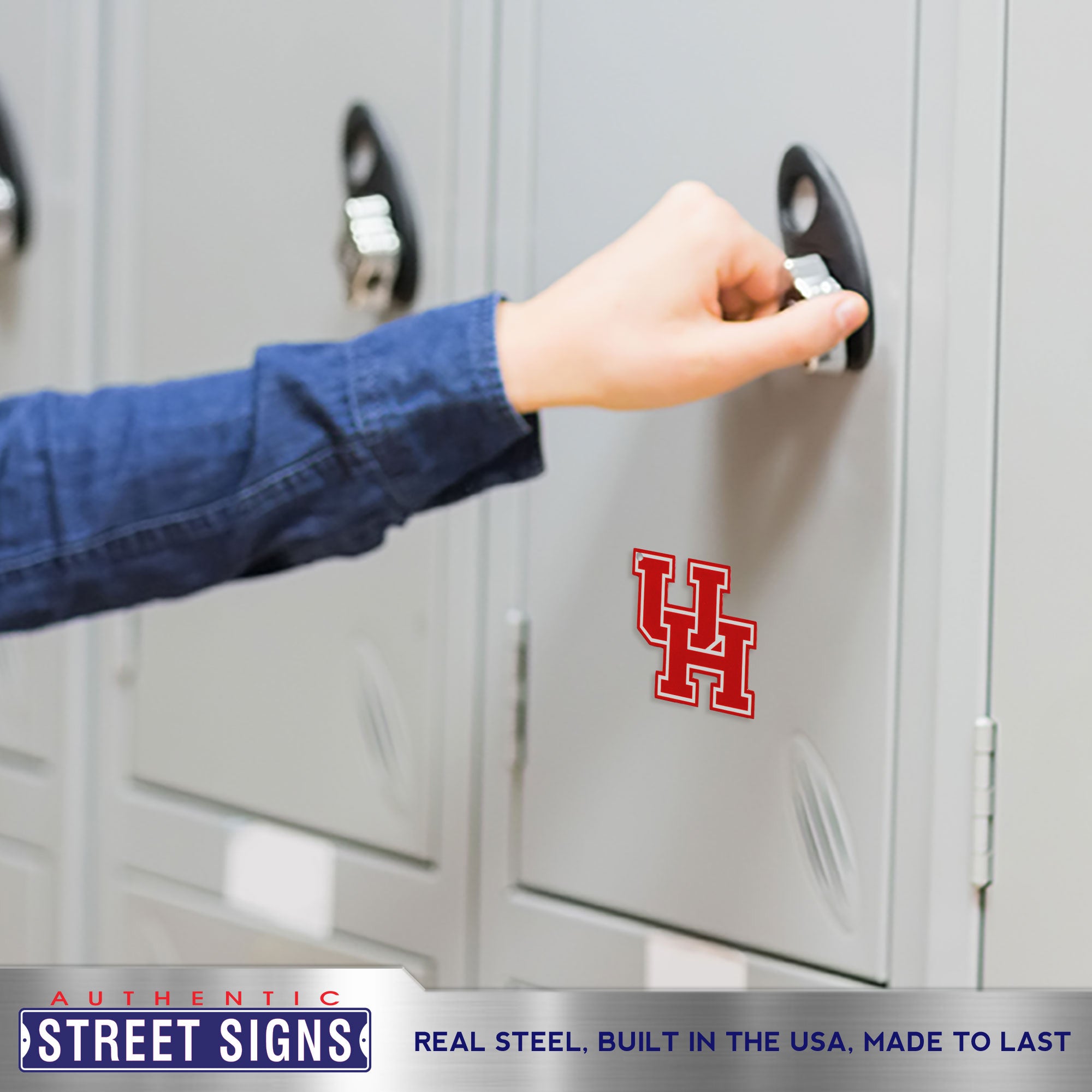 Houston Cougars Steel Super Magnet