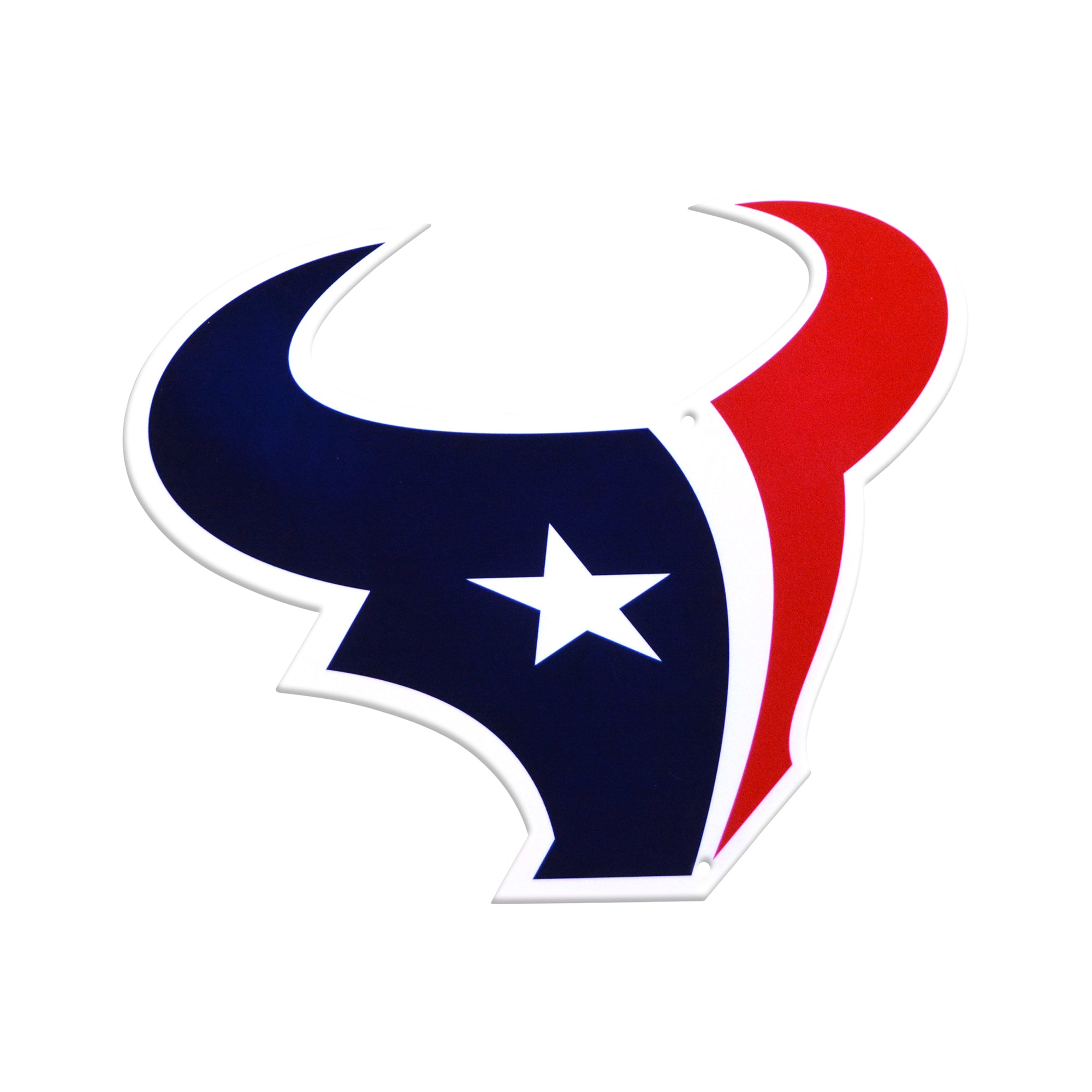 Houston Texans 12" Spirit Size Steel Laser Cut Sign