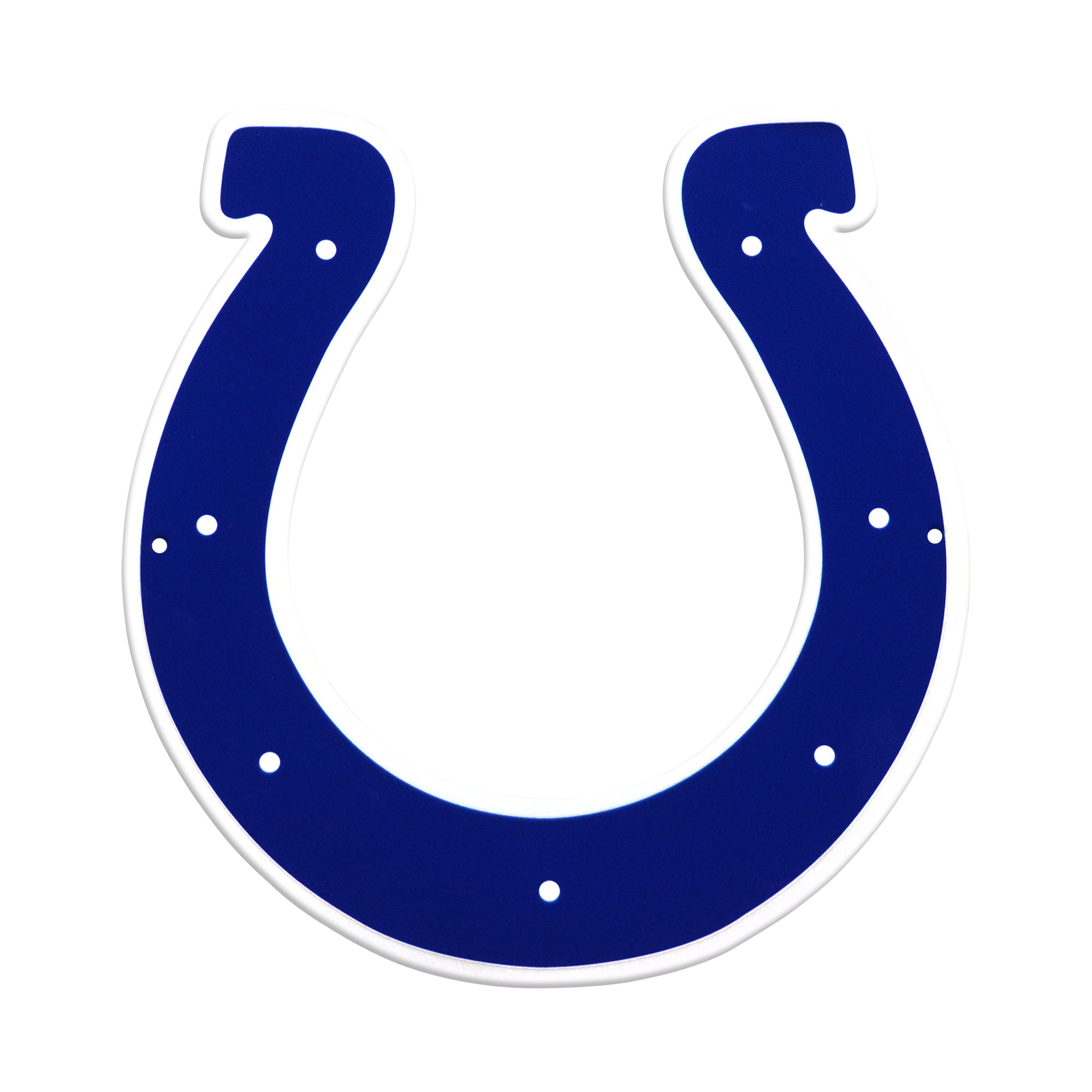 Indianapolis Colts 12" Spirit Size Steel Laser Cut Sign