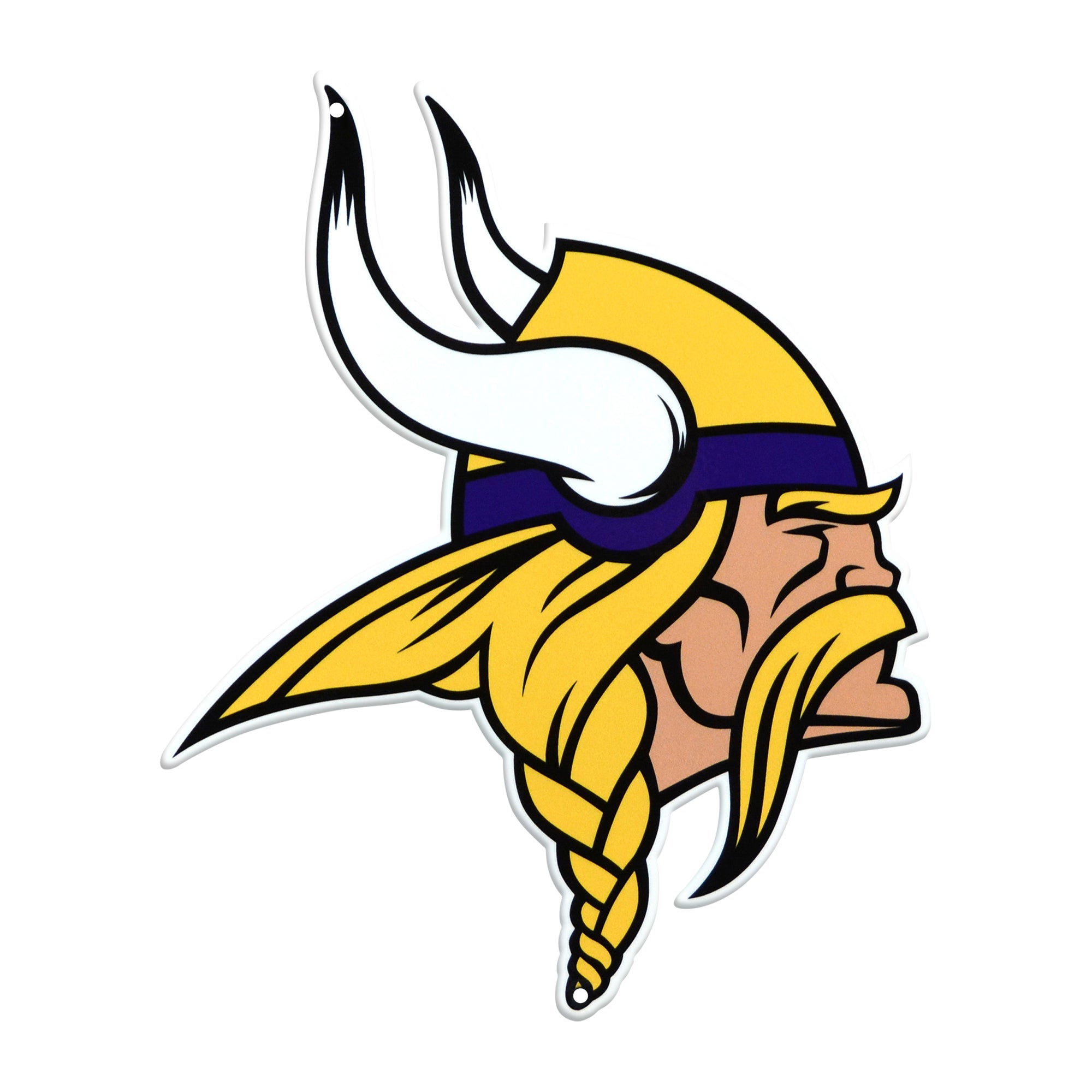 Minnesota Vikings 12" Spirit Size Steel Laser Cut Sign