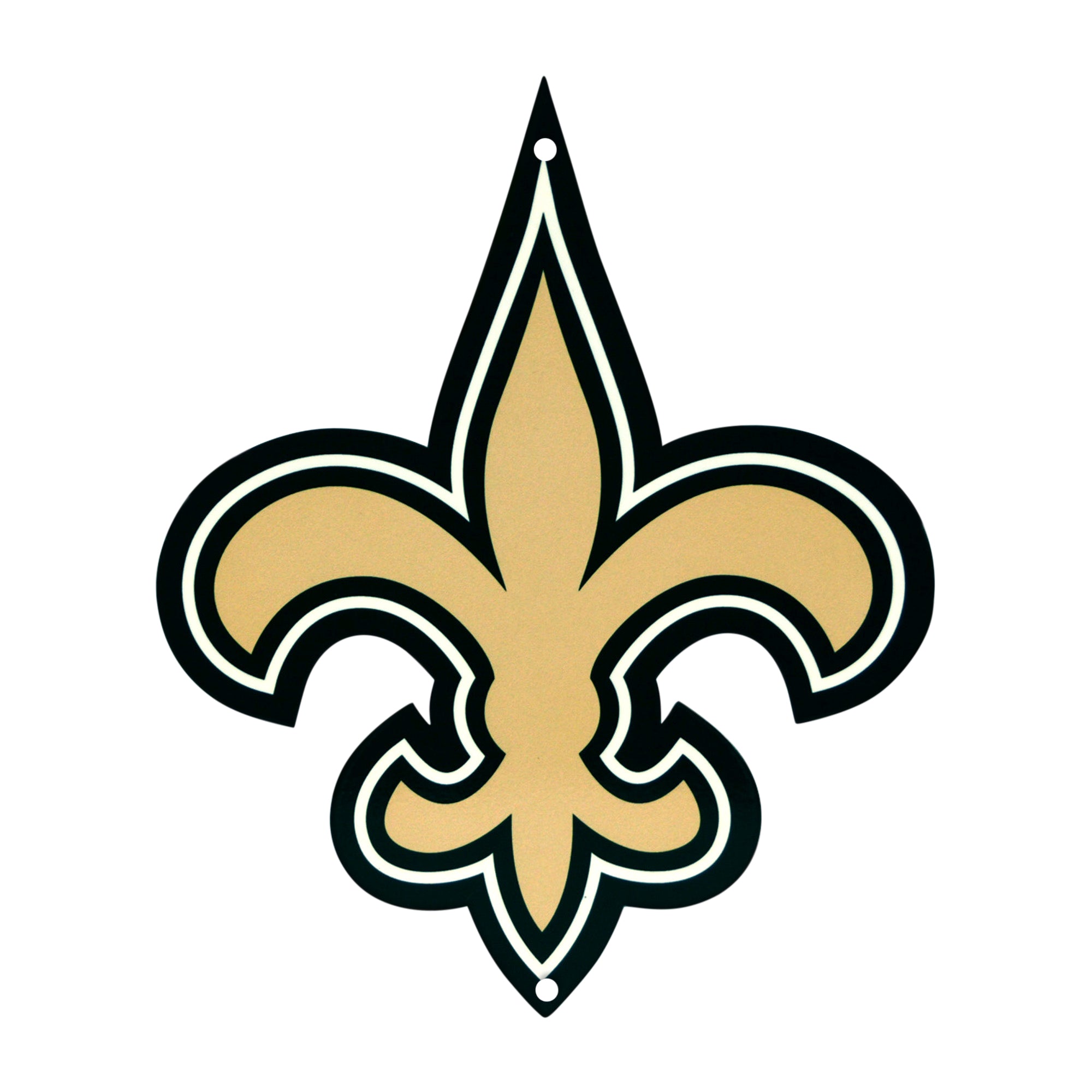 New Orleans Saints 12" Spirit Size Steel Laser Cut Sign