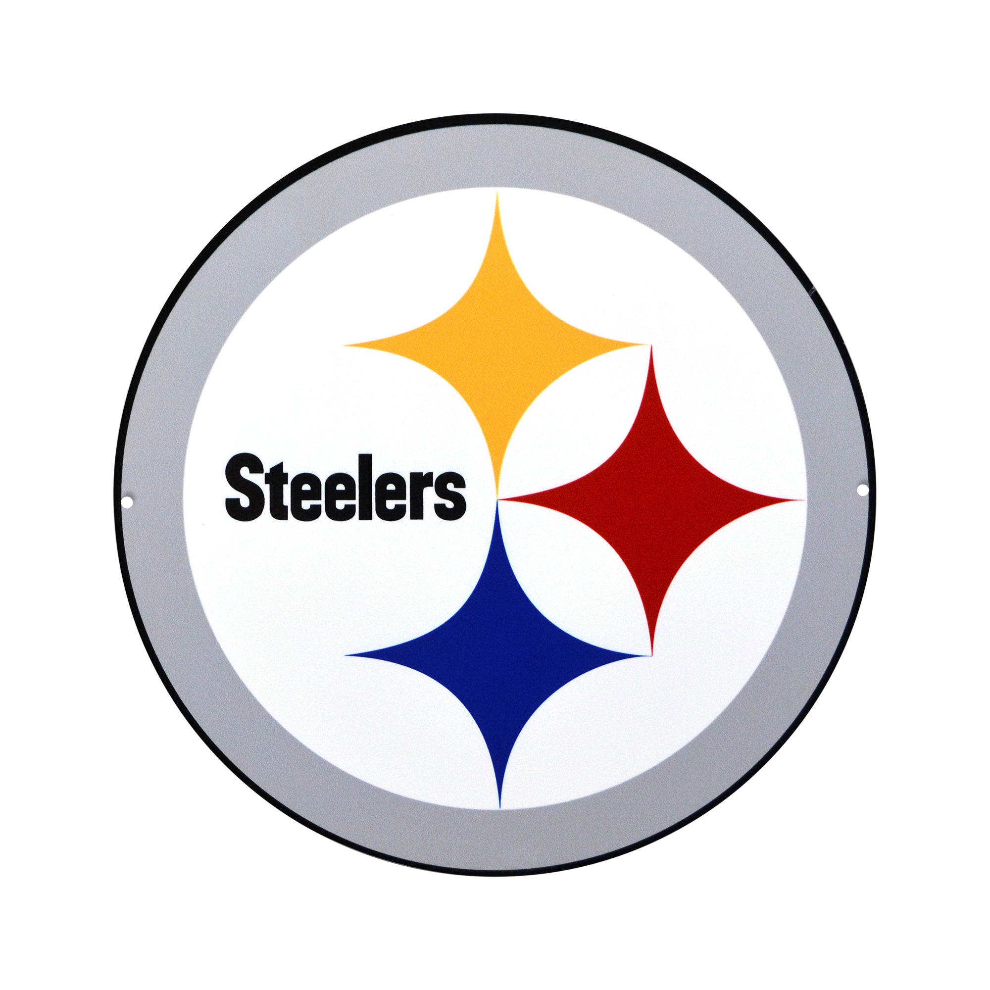 Pittsburgh Steelers 12" Spirit Size Steel Laser Cut Sign