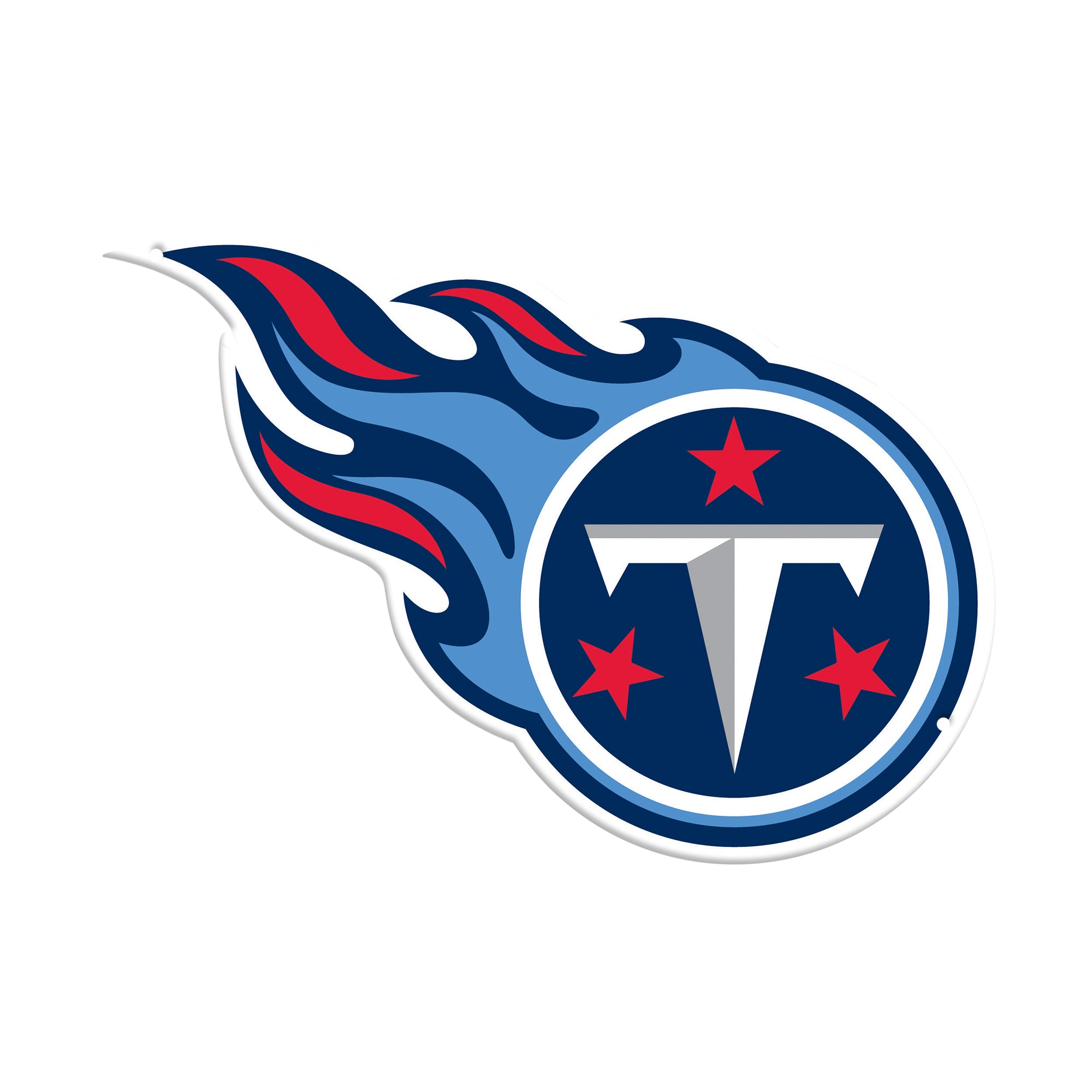 Tennessee Titans 12" Spirit Size Steel Laser Cut Sign