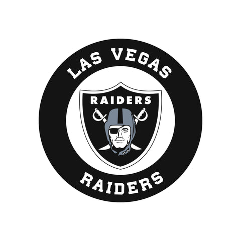 Las Vegas Raiders Laser Cut Steel Logo Statement Size-Primary Logo