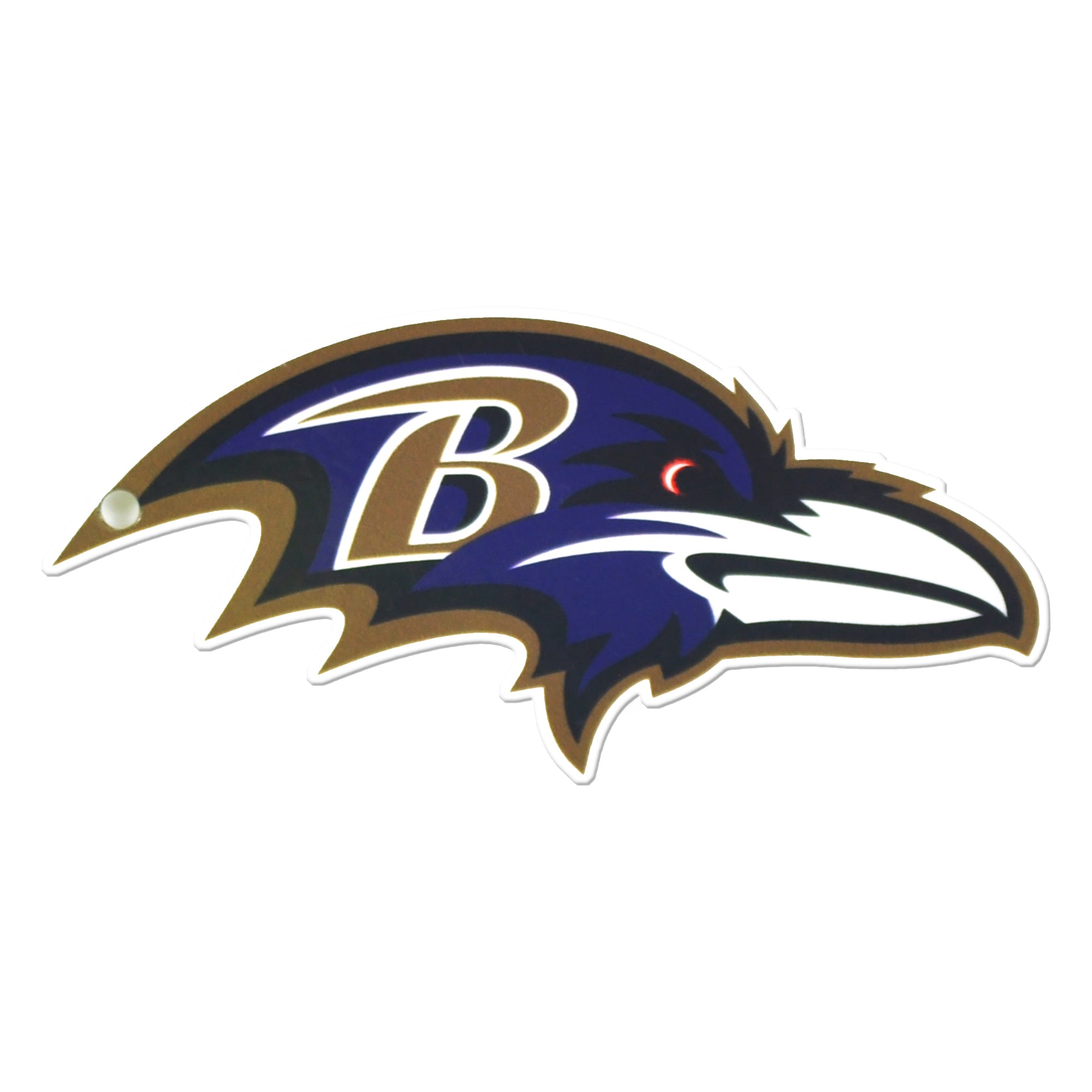 Baltimore Ravens 24"x12" Statement Size Steel Laser Cut Sign