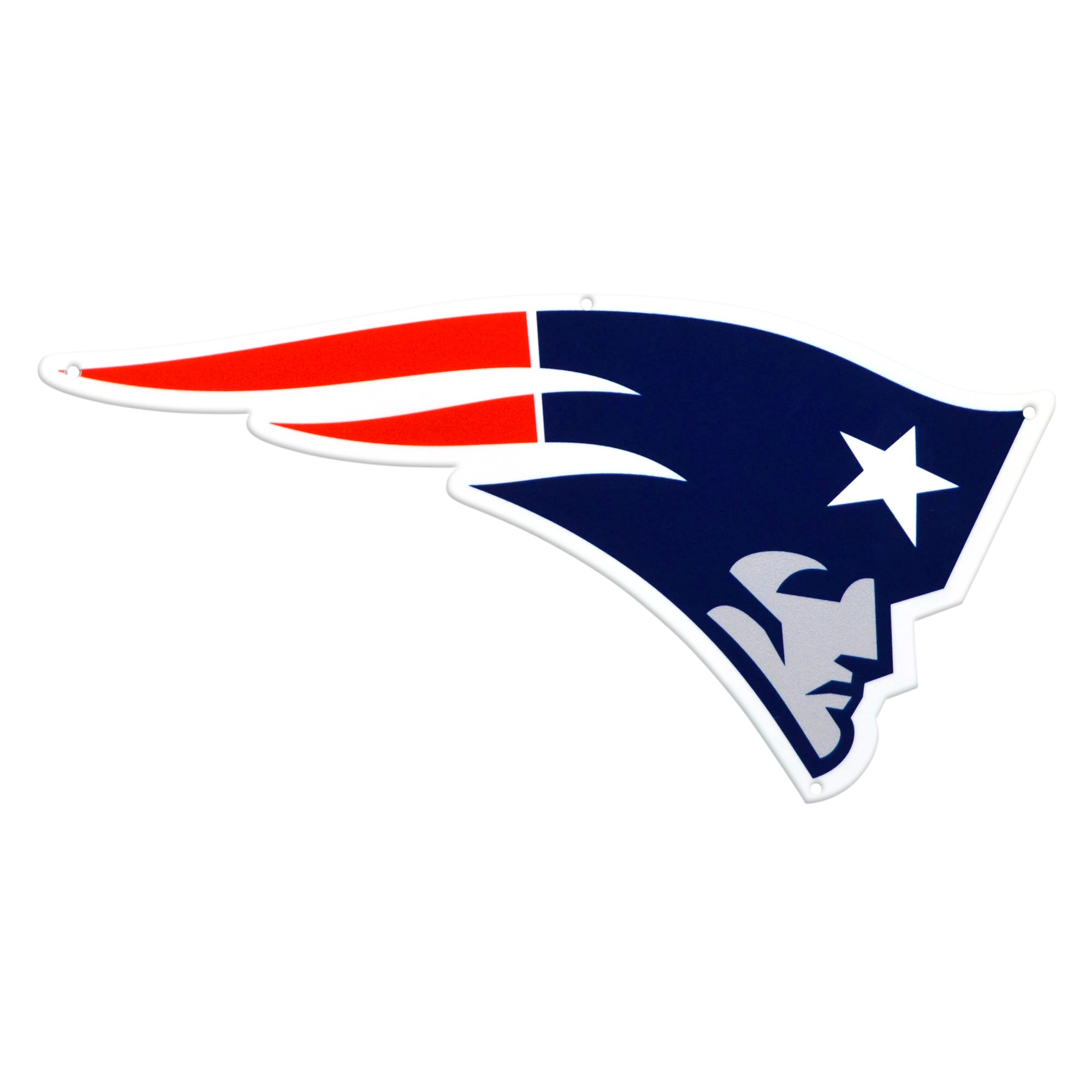 New England Patriots 26" X 13" Statement Size Steel Laser Cut Sign
