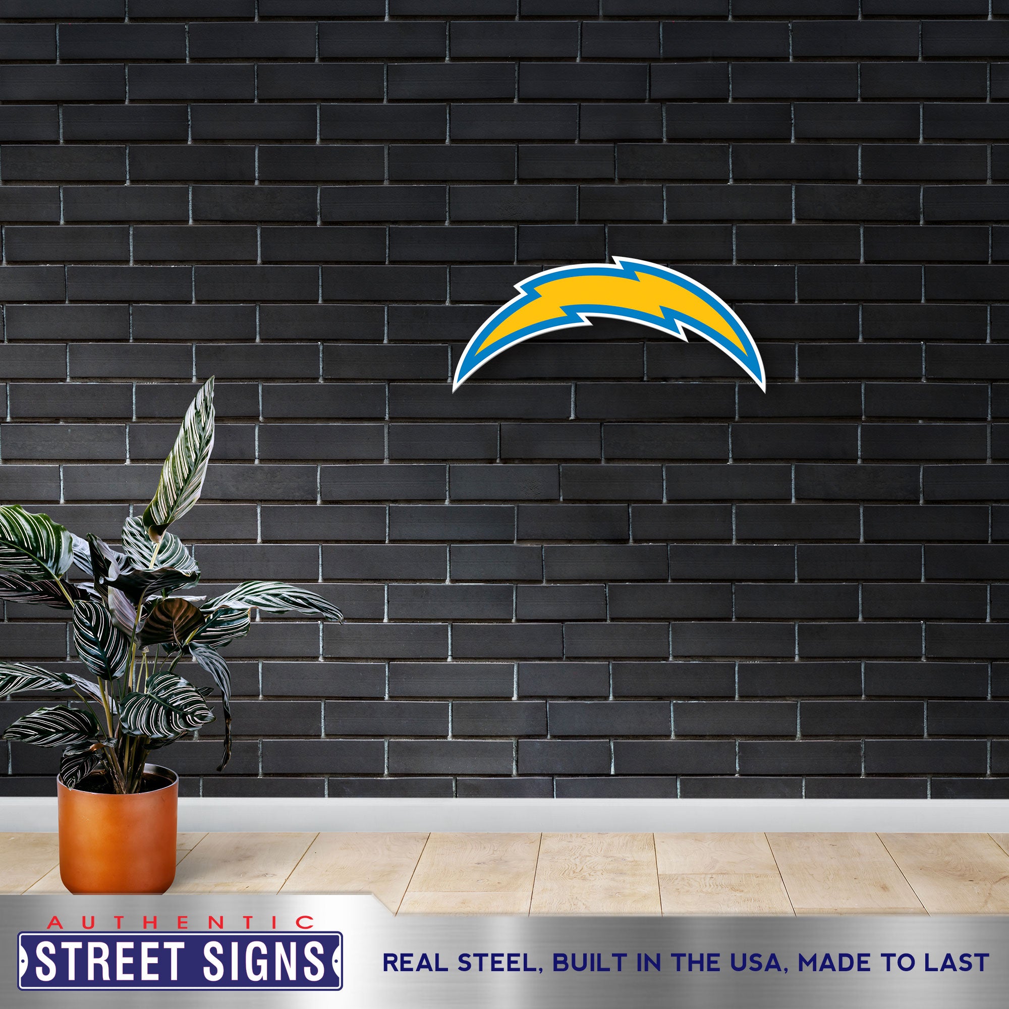 Los Angeles Chargers - New 20-24" Statement Size Steel Laser Cut Sign