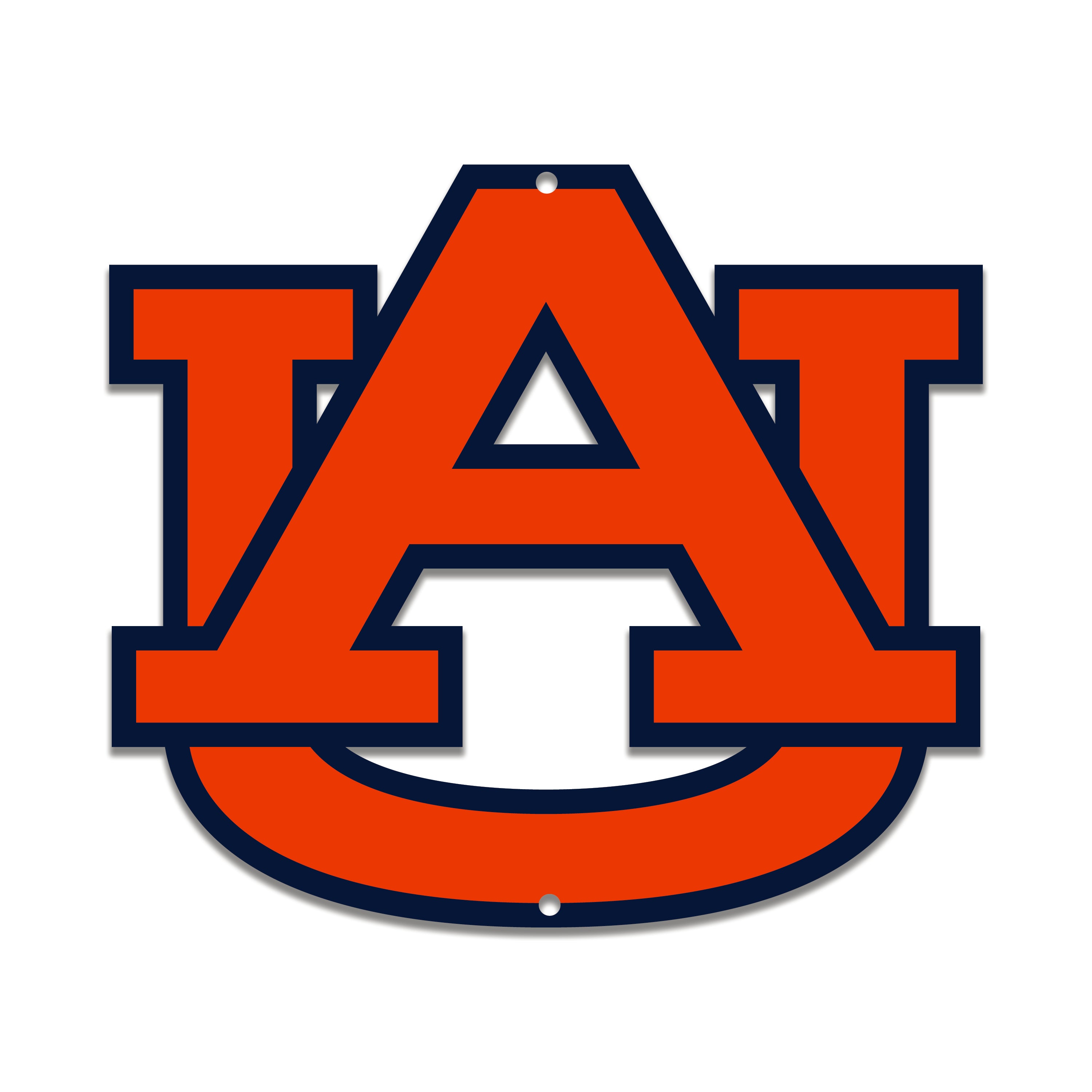 Auburn Tigers 20" x 18" Statement Size Steel Laser Cut Sign
