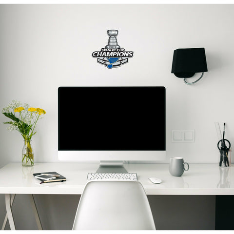 St. Louis Blues for St Louis Blues: 2019 Stanley Cup Champions Logo - NHL Removable Wall Decal Giant Logo 43W x 39H