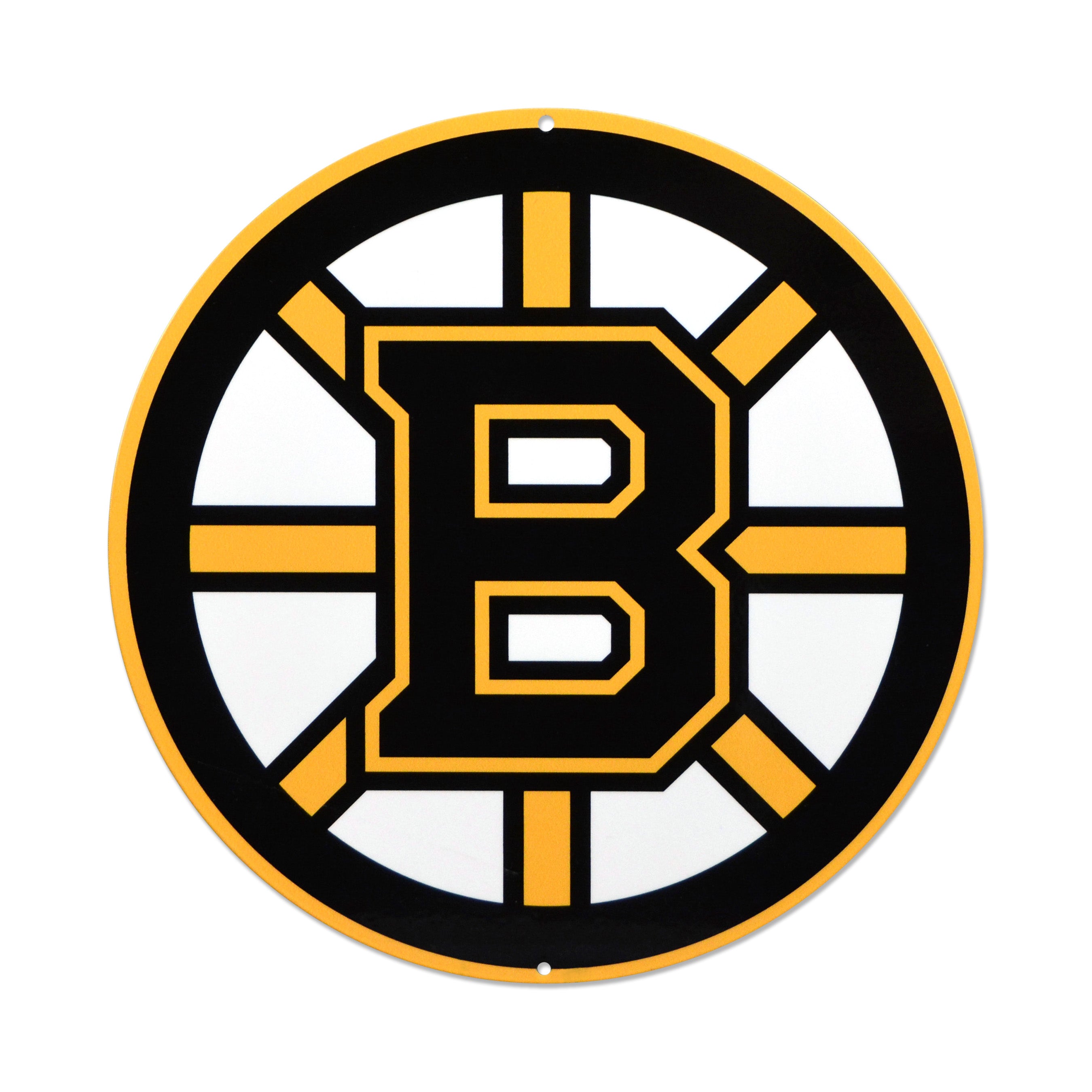 Boston Bruins 12" Spirit Size Steel Laser Cut Sign