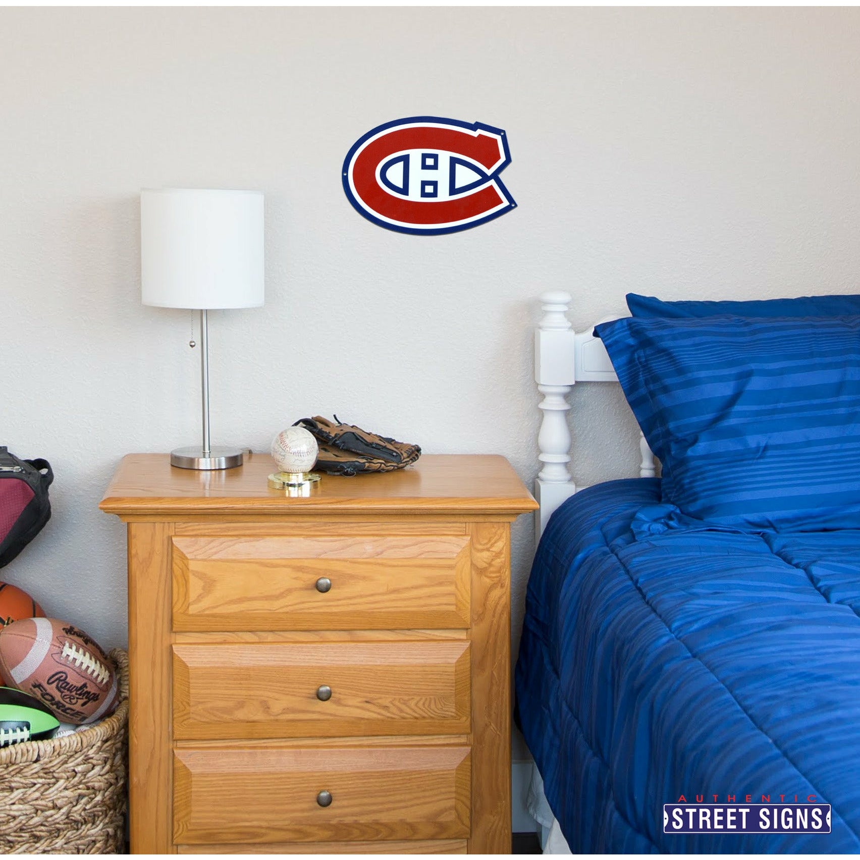 Montreal Canadiens 12" Spirit Size Steel Laser Cut Sign