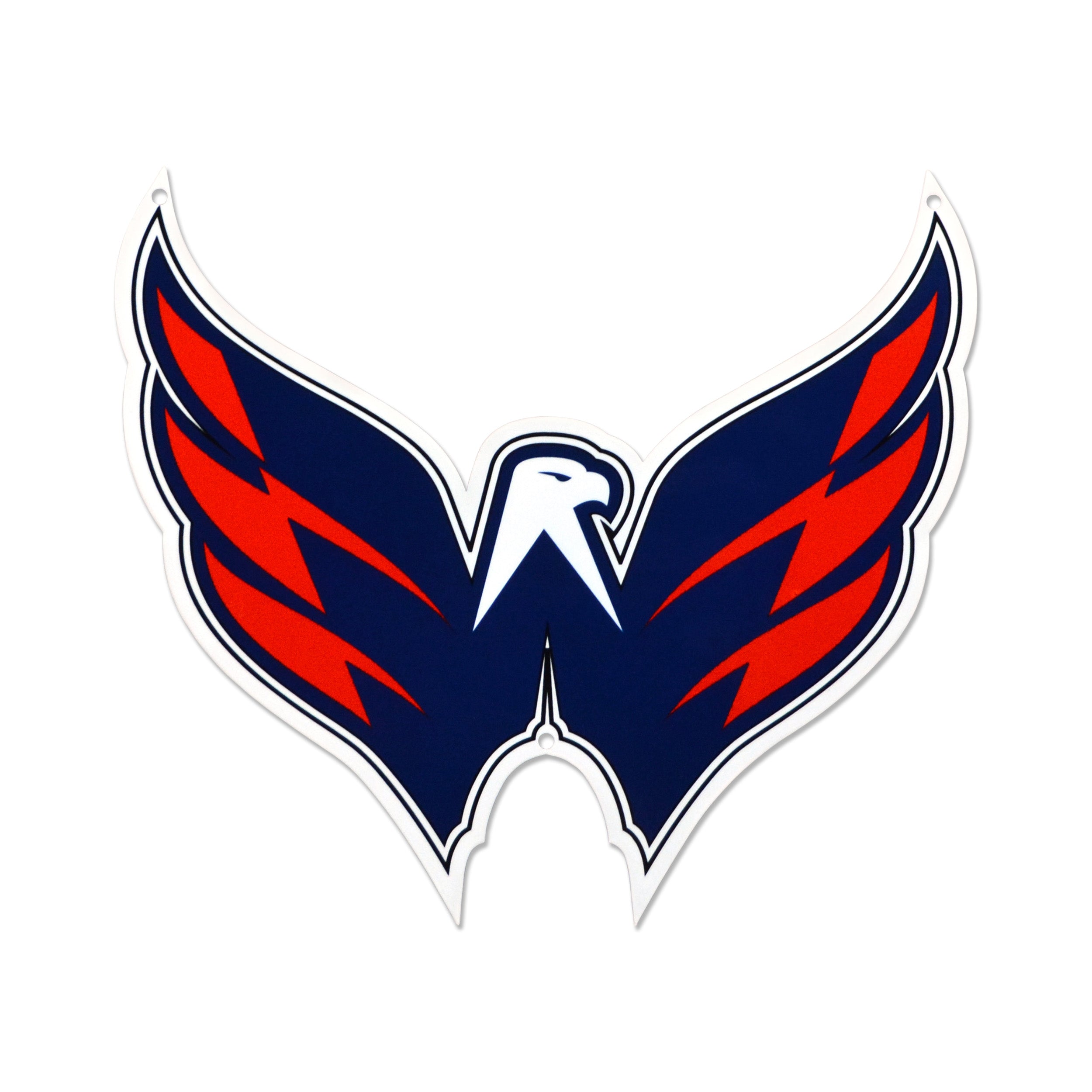 Washington Capitals - Wings 12" Spirit Size Steel Laser Cut Sign