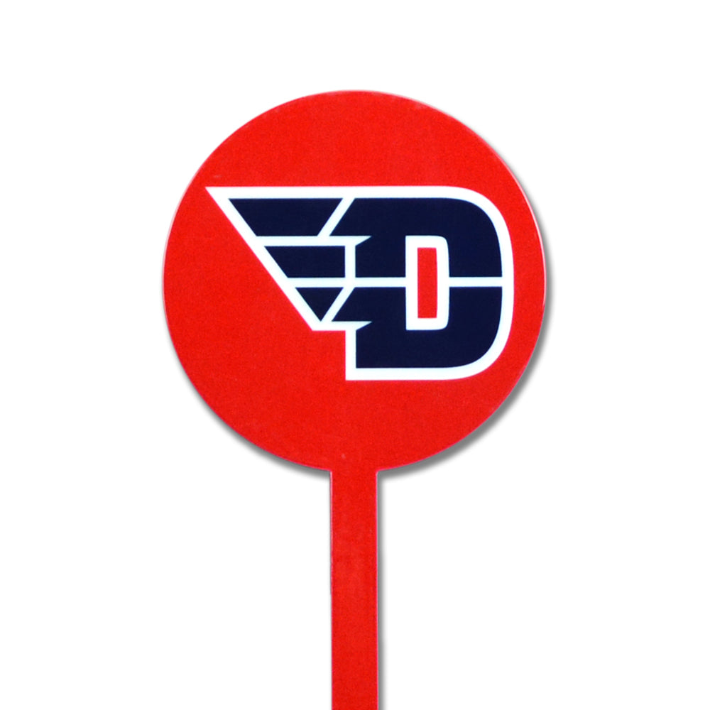 Dayton Flyers Red Steel Garden Stake