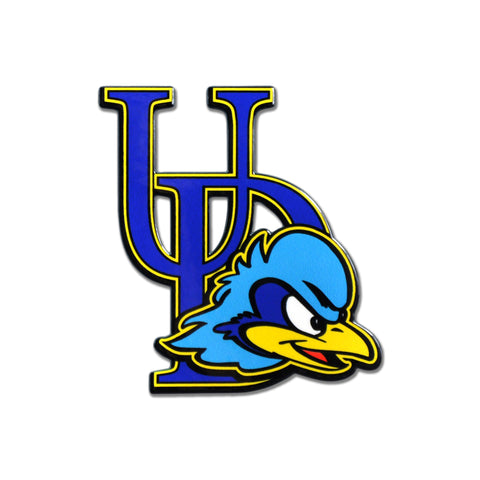 Delaware Blue Hens - State w/Bird #16 Steel Super Magnet