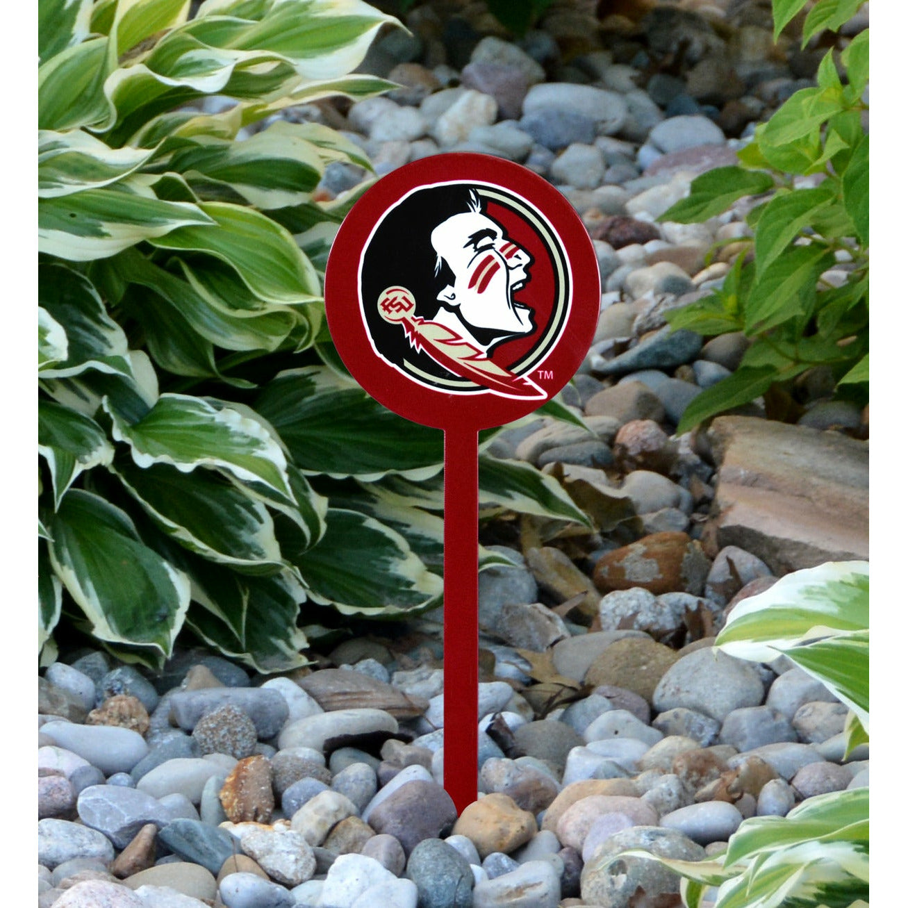 Florida State Seminoles Garnet Steel Garden Stake