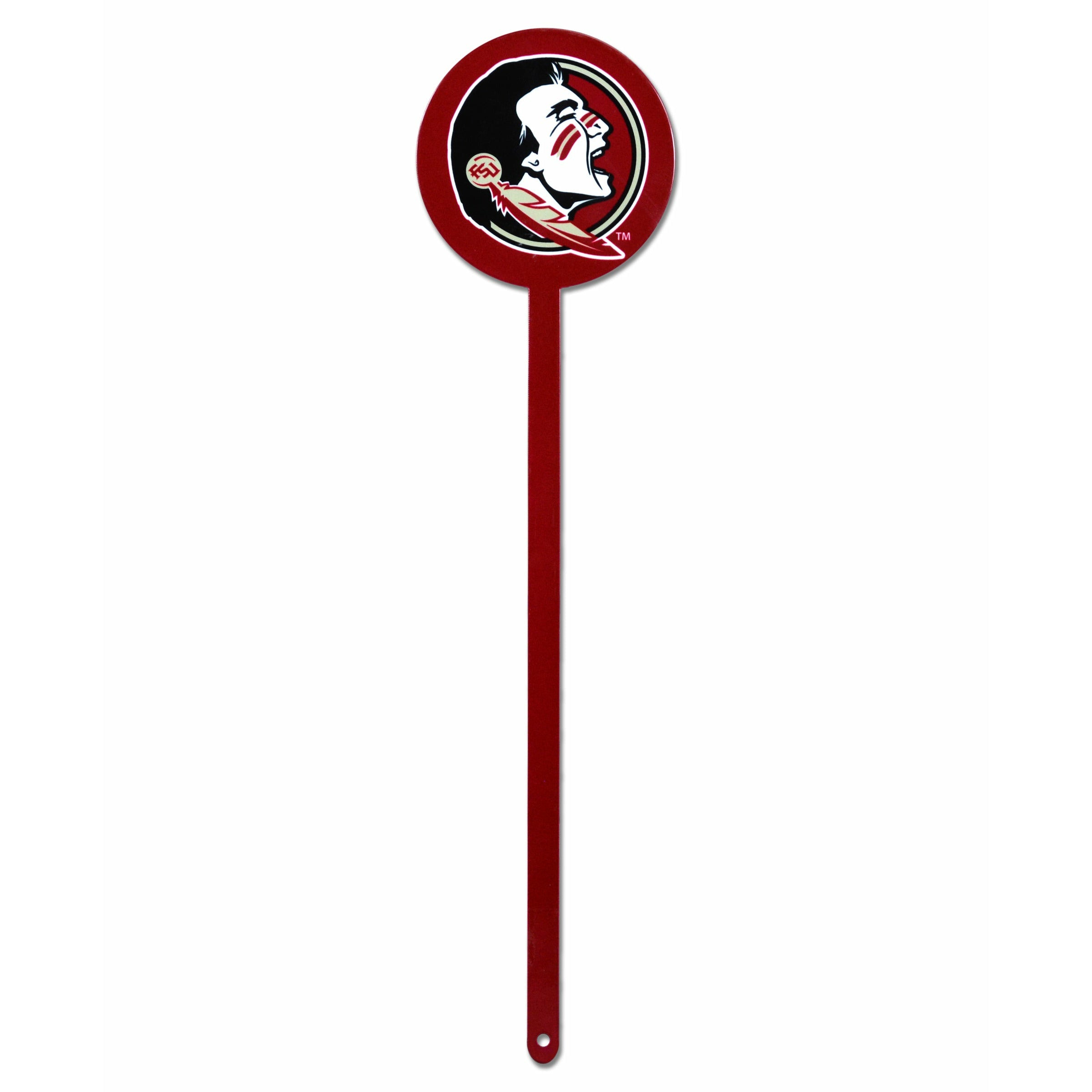 Florida State Seminoles Garnet Steel Garden Stake