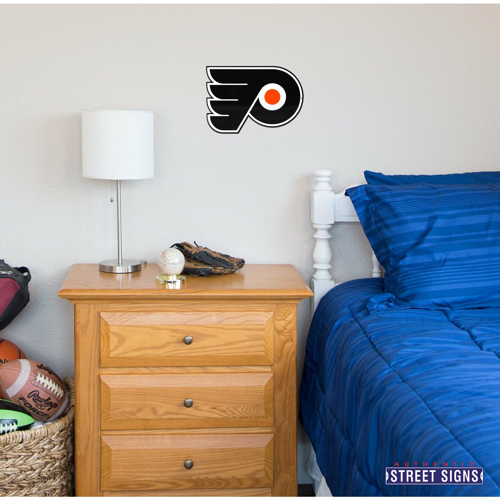 Philadelphia Flyers 12" Spirit Size Steel Laser Cut Sign