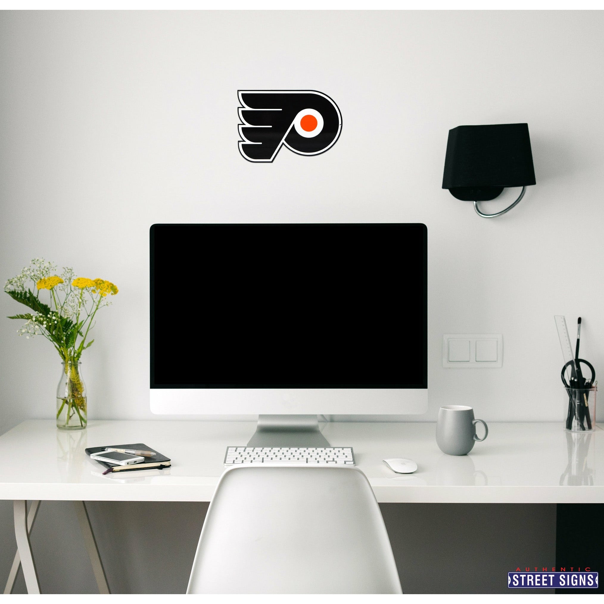 Philadelphia Flyers 12" Spirit Size Steel Laser Cut Sign