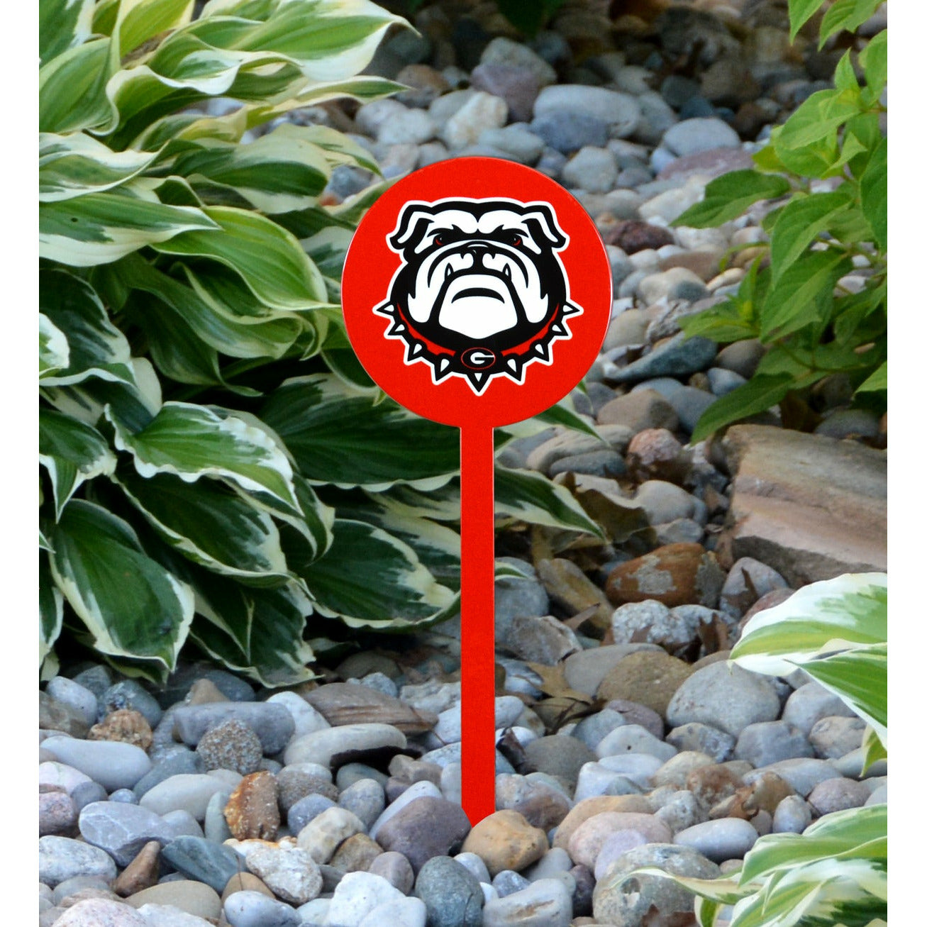 Georgia Bulldogs Uga Red Steel Garden Stake