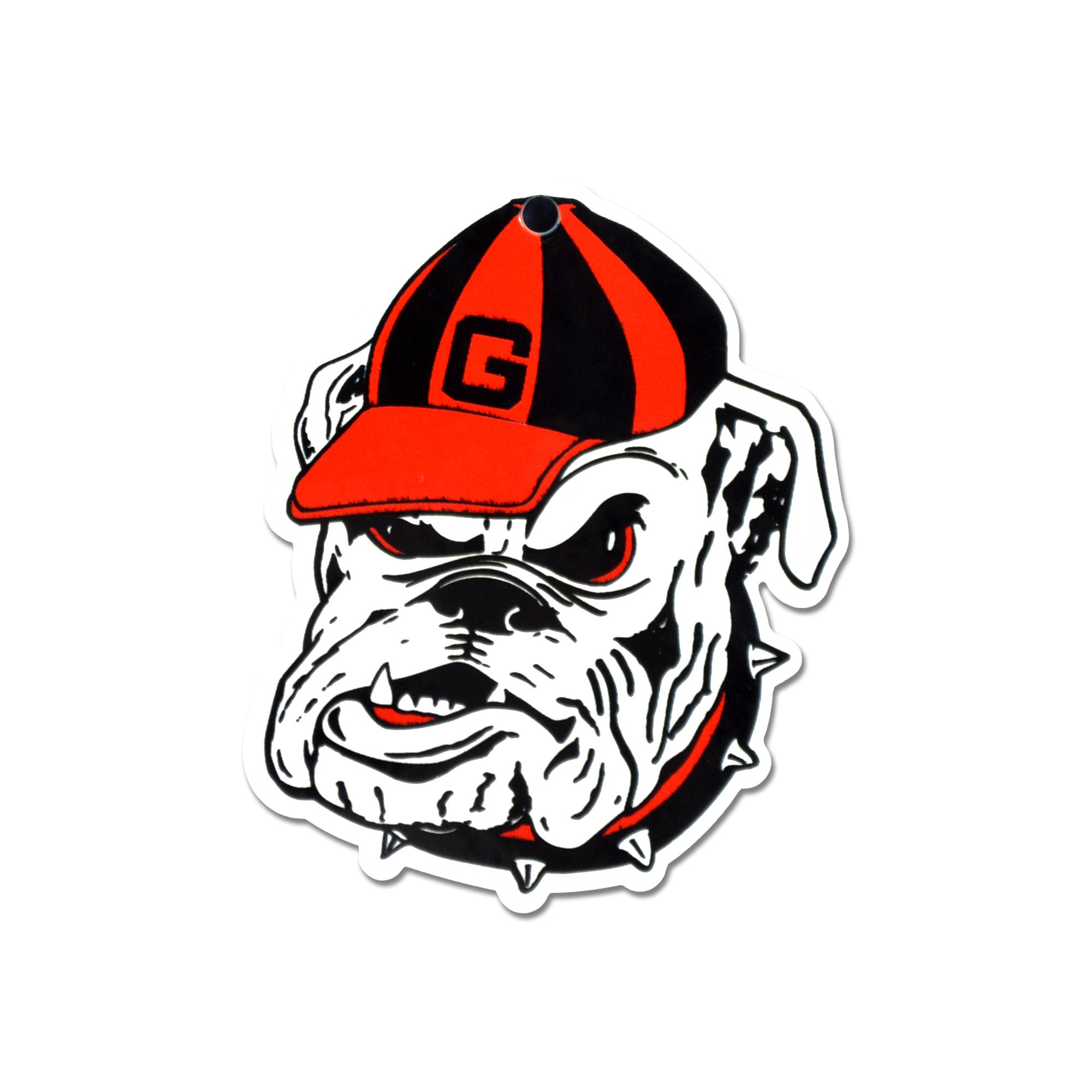 Georgia Bulldogs - Vintage Bulldog Head Steel Super Magnet