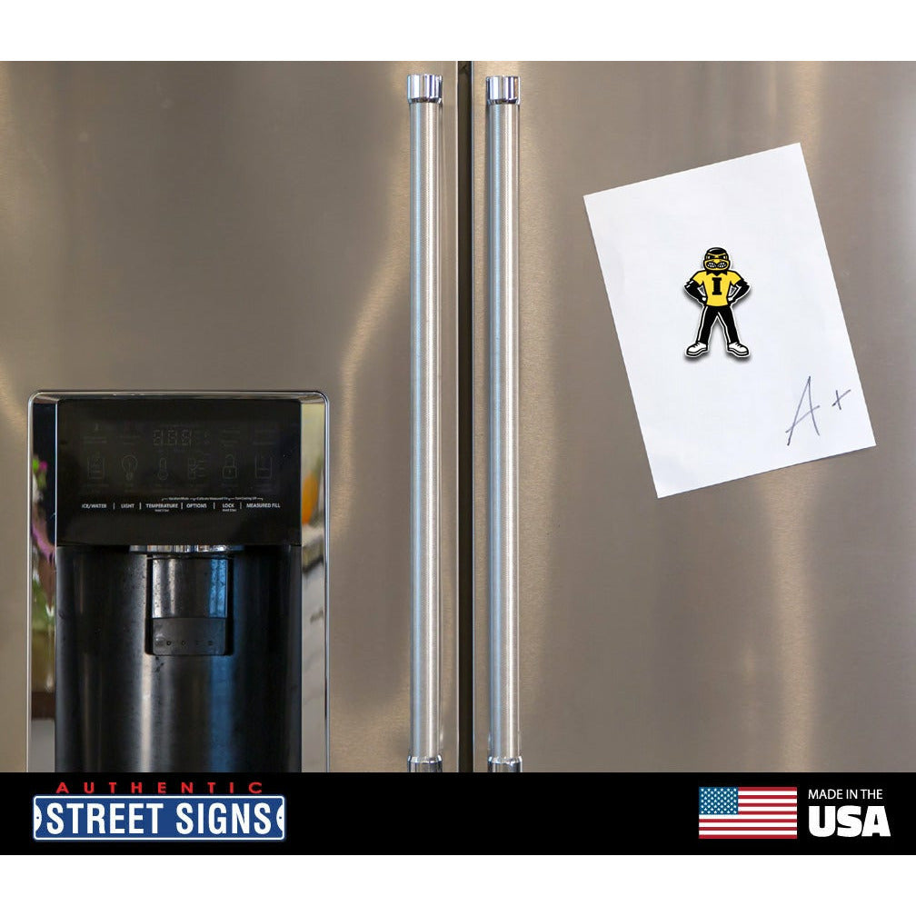 Iowa Hawkeyes - Herky Steel Super Magnet