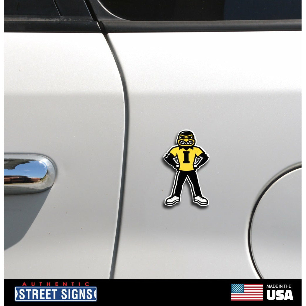 Iowa Hawkeyes - Herky Steel Super Magnet