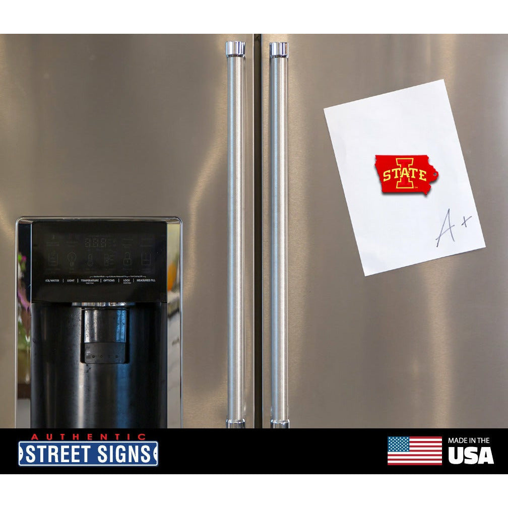 Iowa State Cyclones - State of Iowa Steel Super Magnet