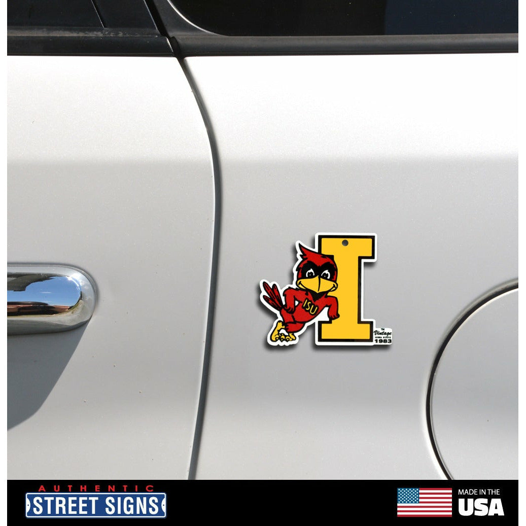 Iowa State Cyclones - 1983 Vintage Steel Super Magnet