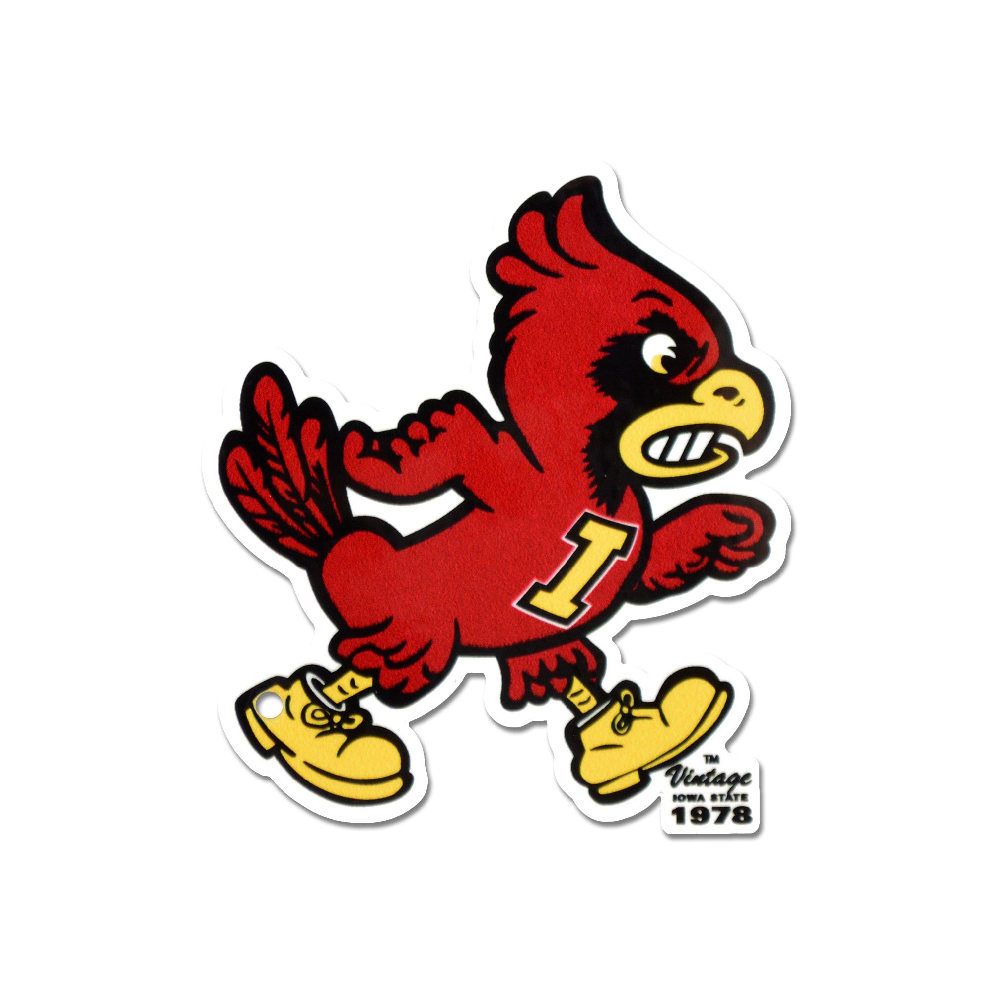 Iowa State Cyclones - 1978 Vintage Steel Super Magnet