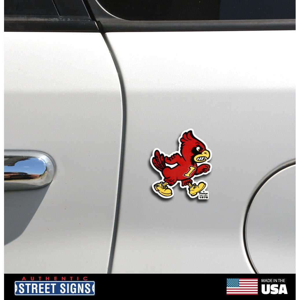 Iowa State Cyclones - 1978 Vintage Steel Super Magnet