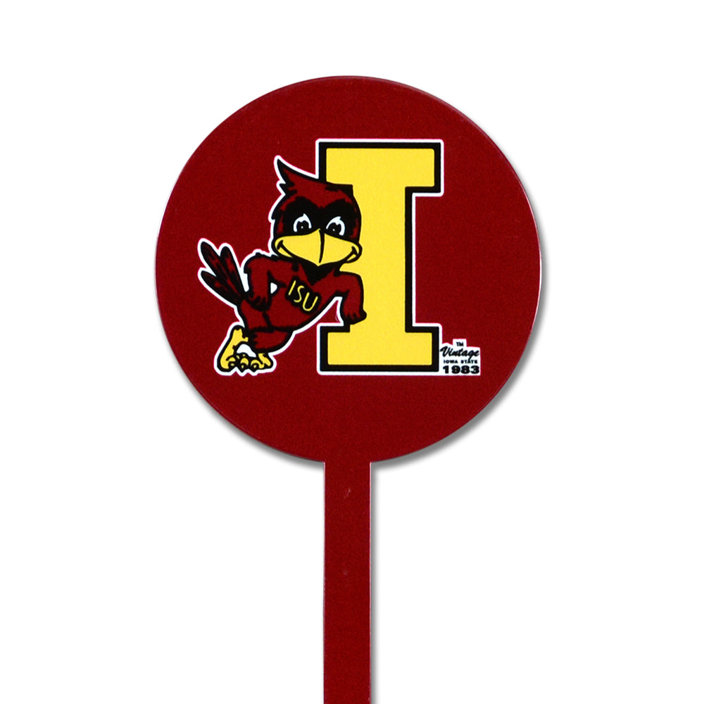 Iowa State Cyclones Vintage Cy Steel Garden Stake