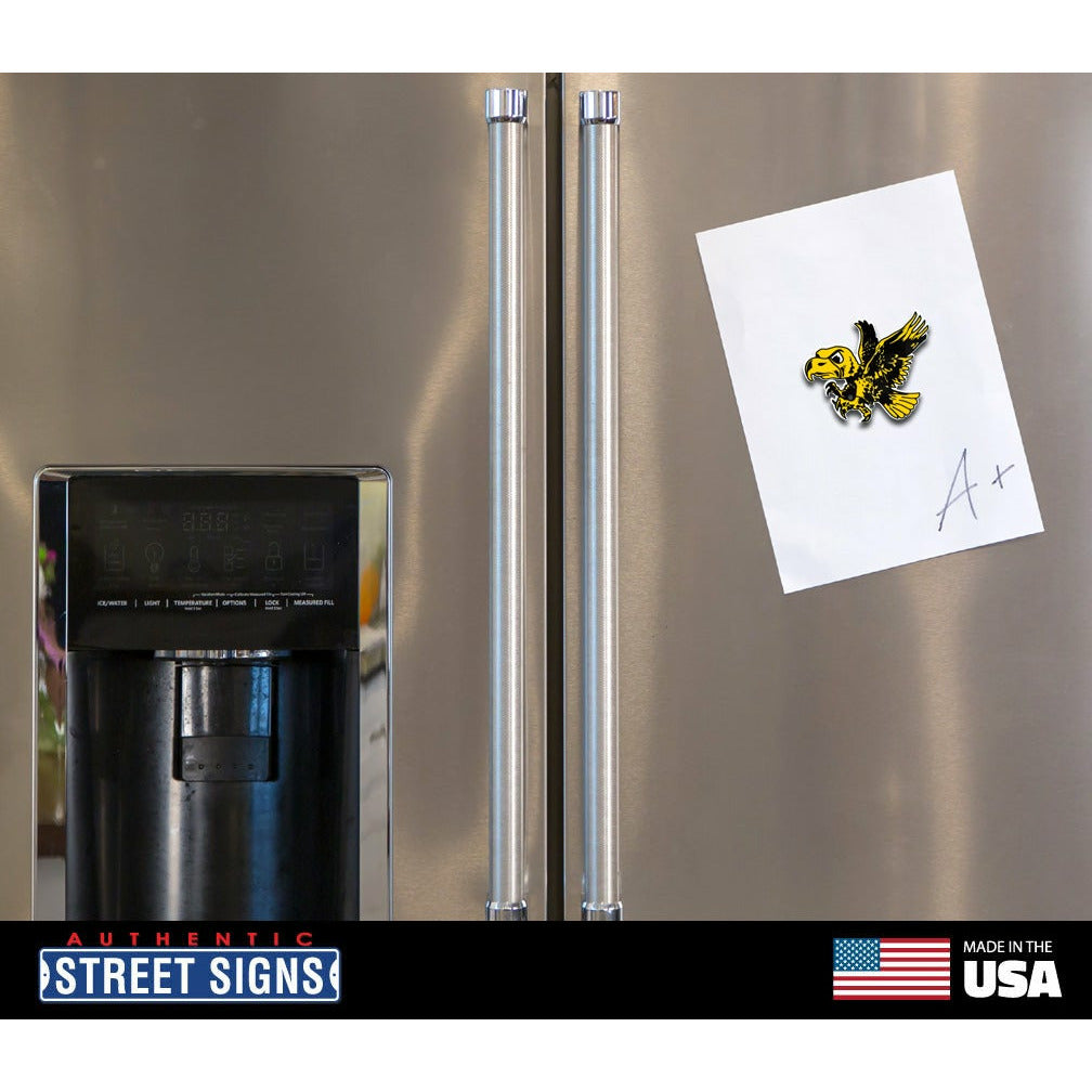 Iowa Hawkeyes - Flying Herky Steel Super Magnet