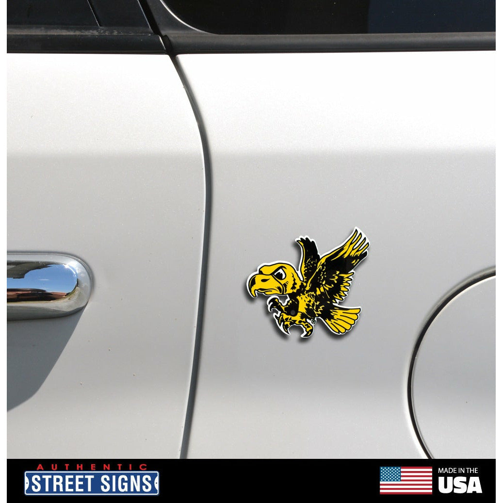 Iowa Hawkeyes - Flying Herky Steel Super Magnet