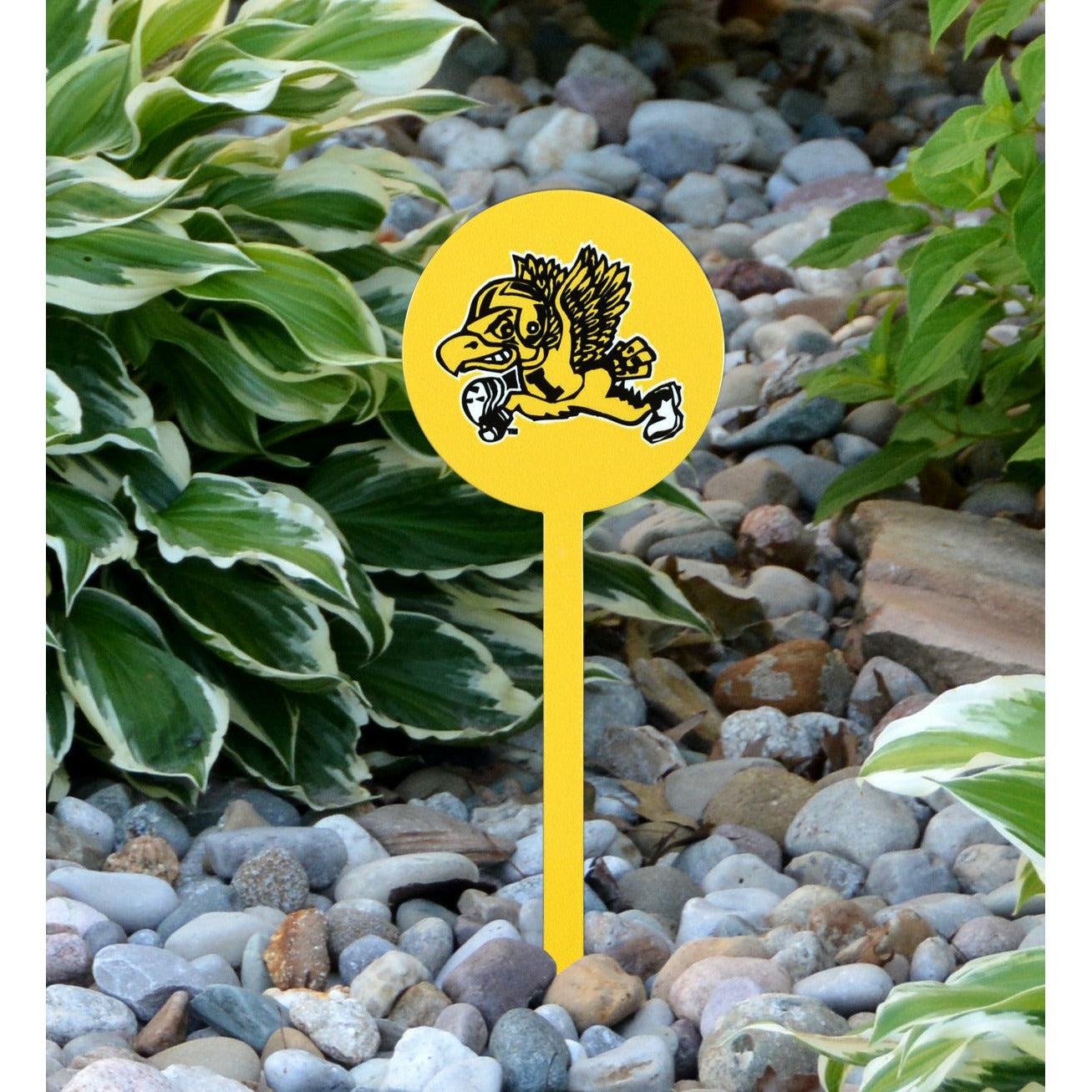 Iowa Hawkeyes Vintage Herkey Steel Garden Stake
