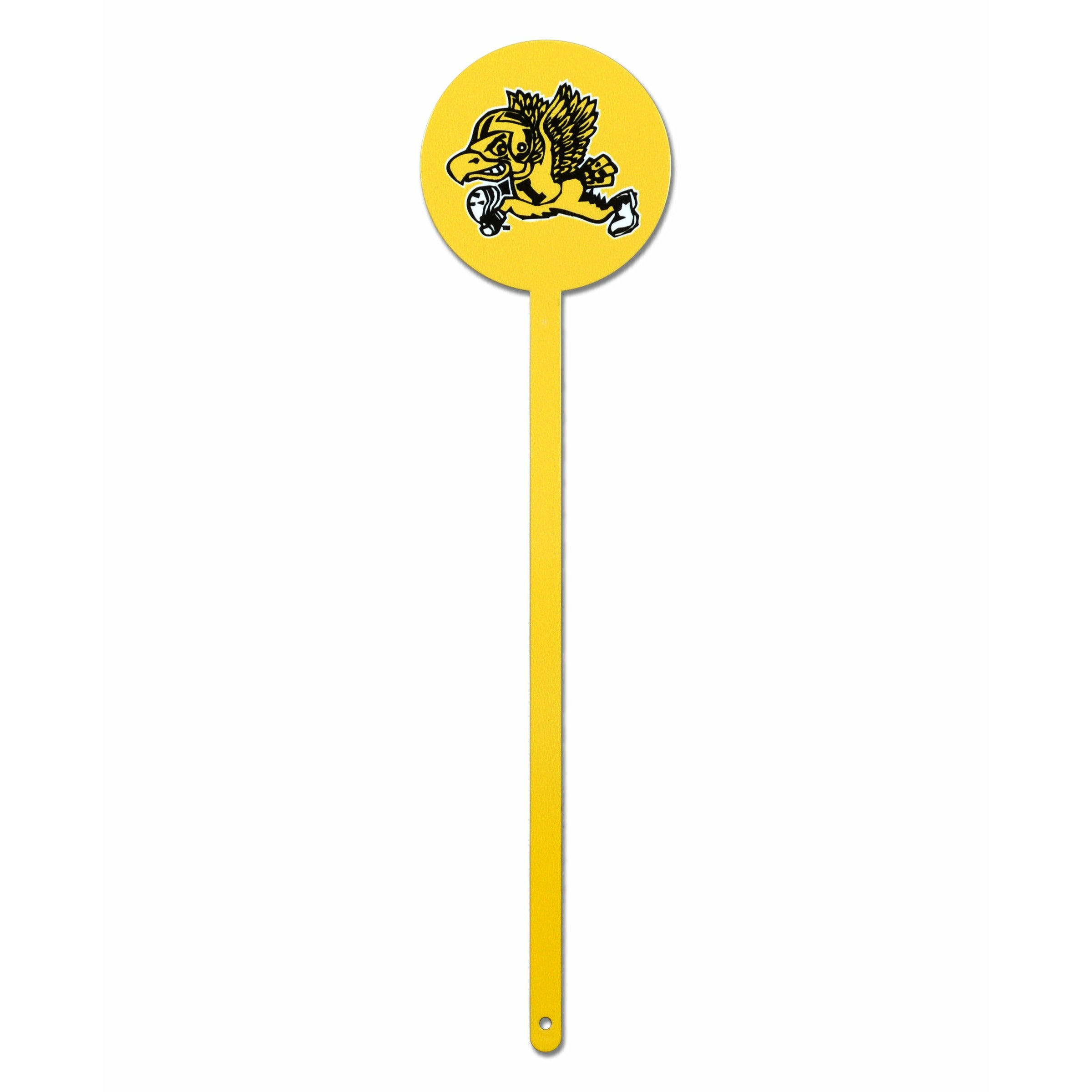 Iowa Hawkeyes Vintage Herkey Steel Garden Stake