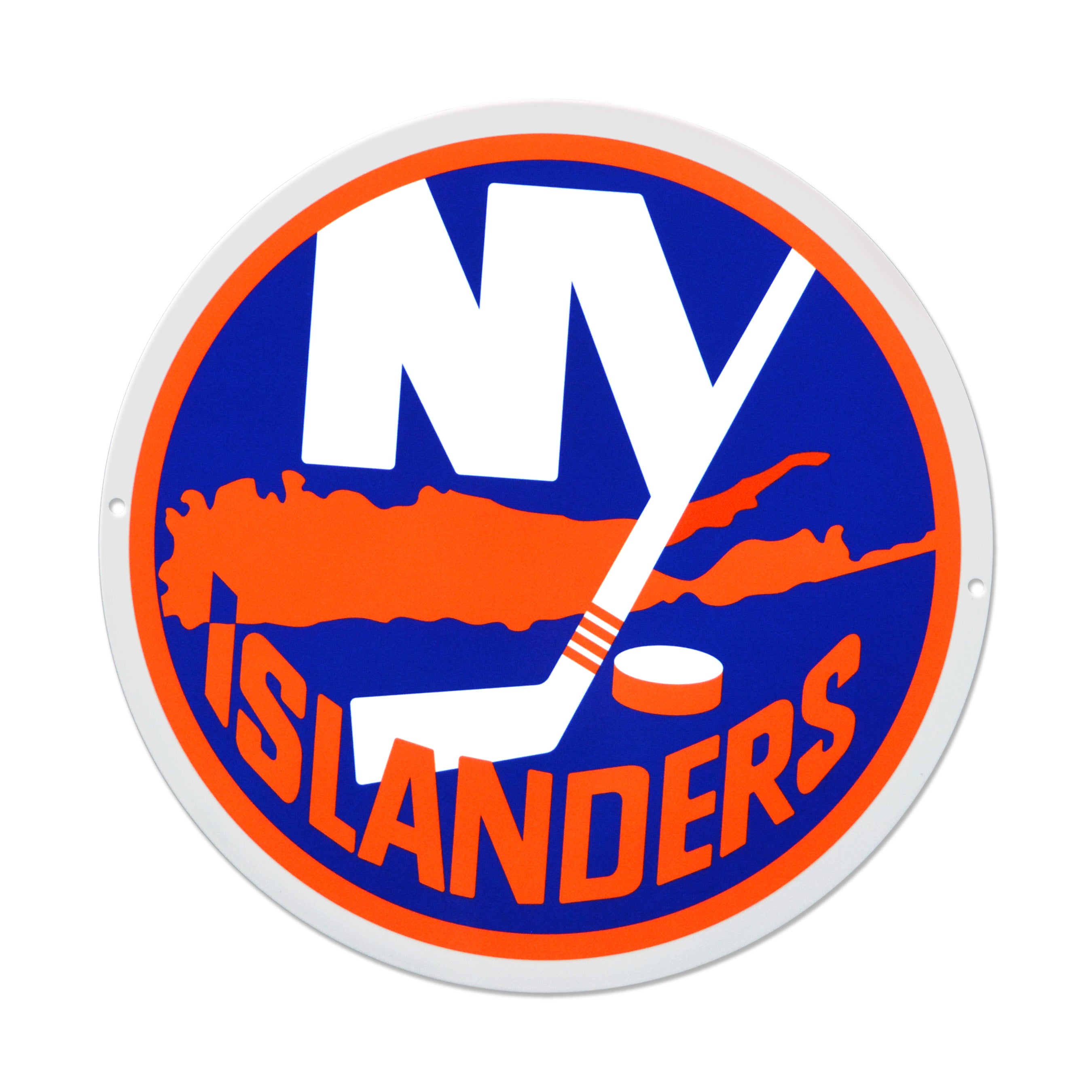 New York Islanders 12" Spirit Size Steel Laser Cut Sign