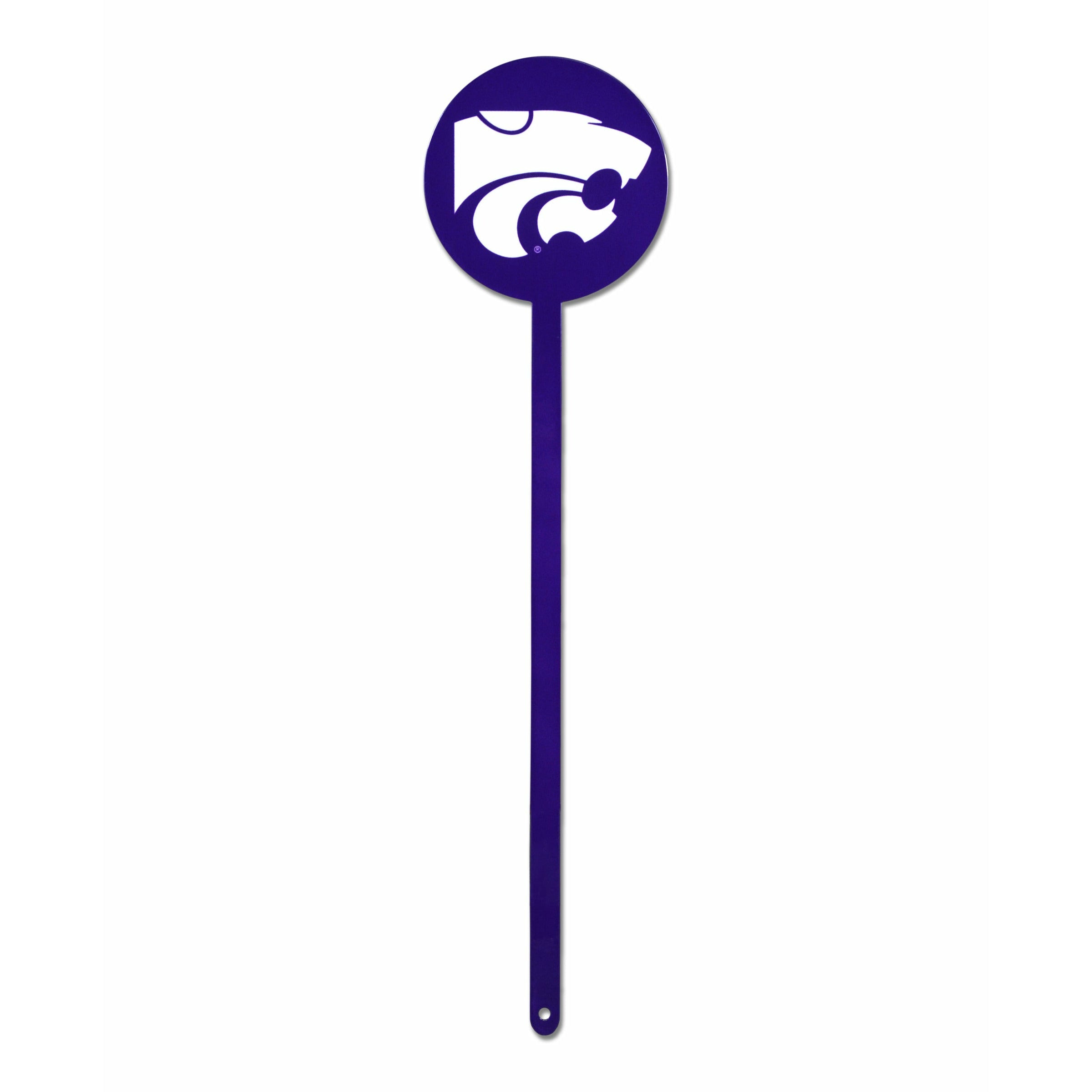 Kansas State Wildcats Purple Steel Garden Stake