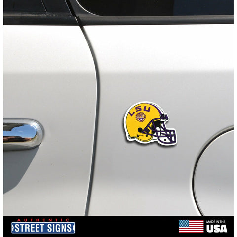 LSU Tigers - Football Helmet Steel Super Magnet