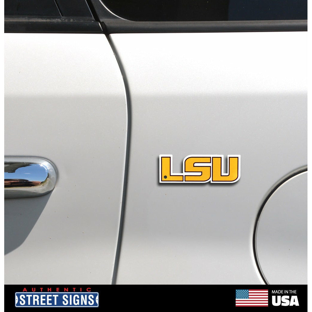 LSU Tigers Steel Super Magnet