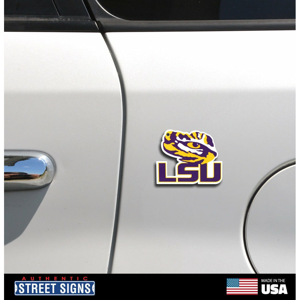LSU Tigers - Tiger Eye Steel Super Magnet